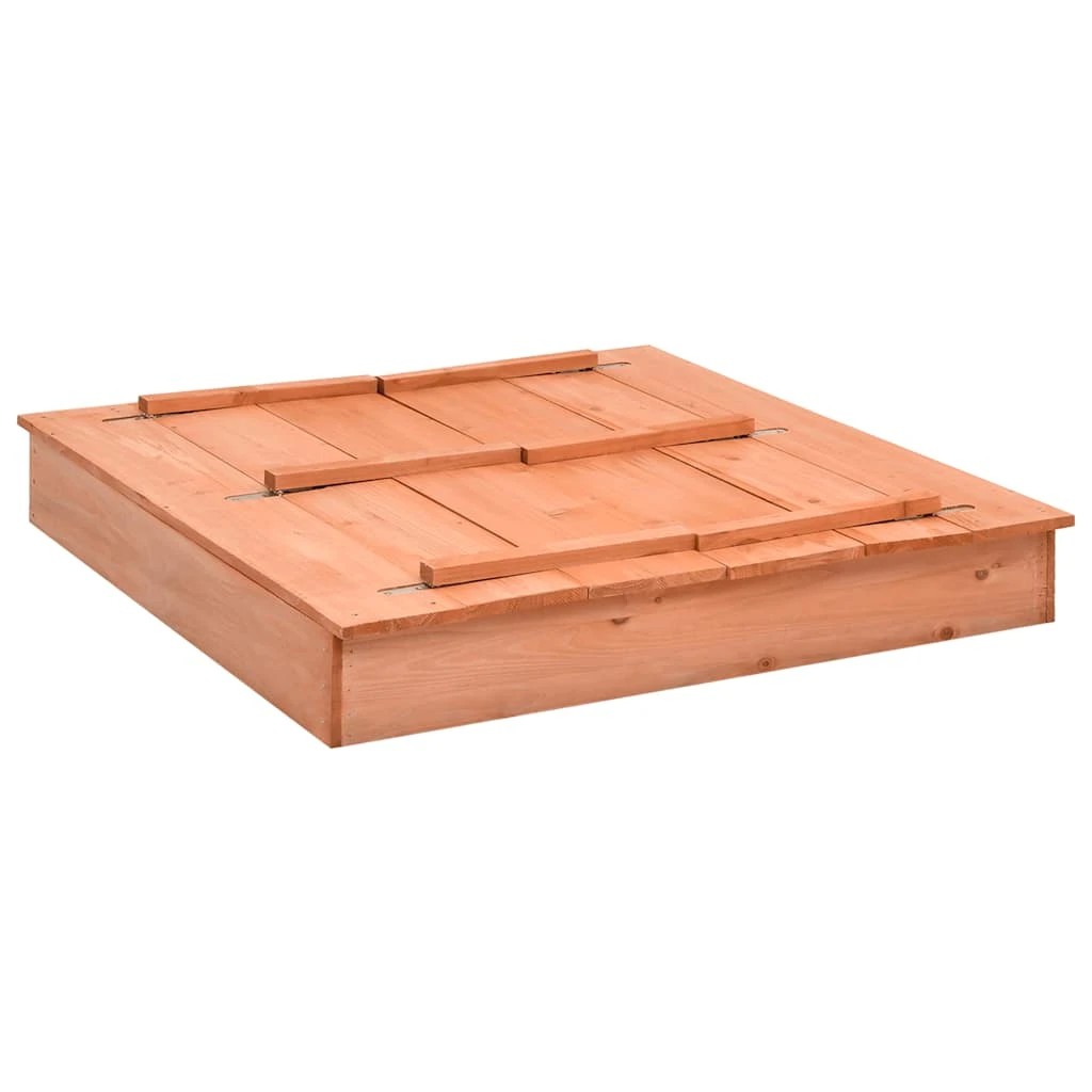 1 Vidaxl Sandbox Wooden Sandbox - Brown, 1 of 8