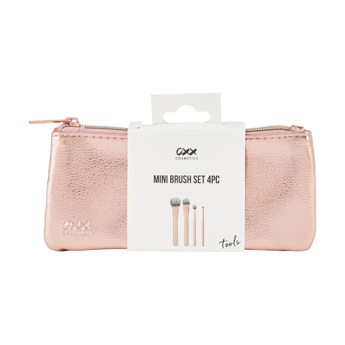 1 OXX Cosmetics 4 Piece Mini Brush Set - Pink, 1 of 6