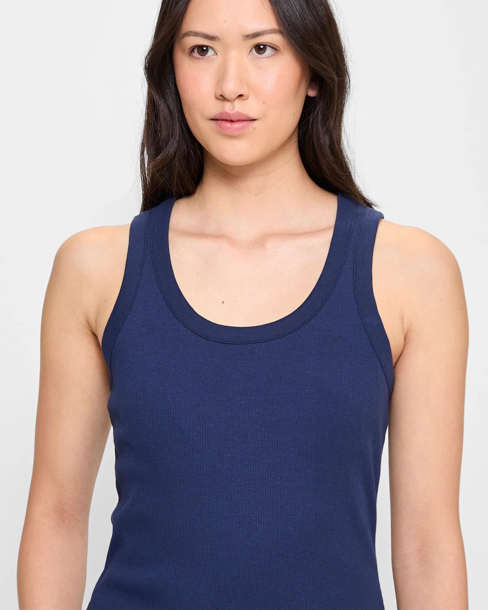 5 Target Sleep Shelf Bra Tank Top NAVY BLUE, 5 of 5