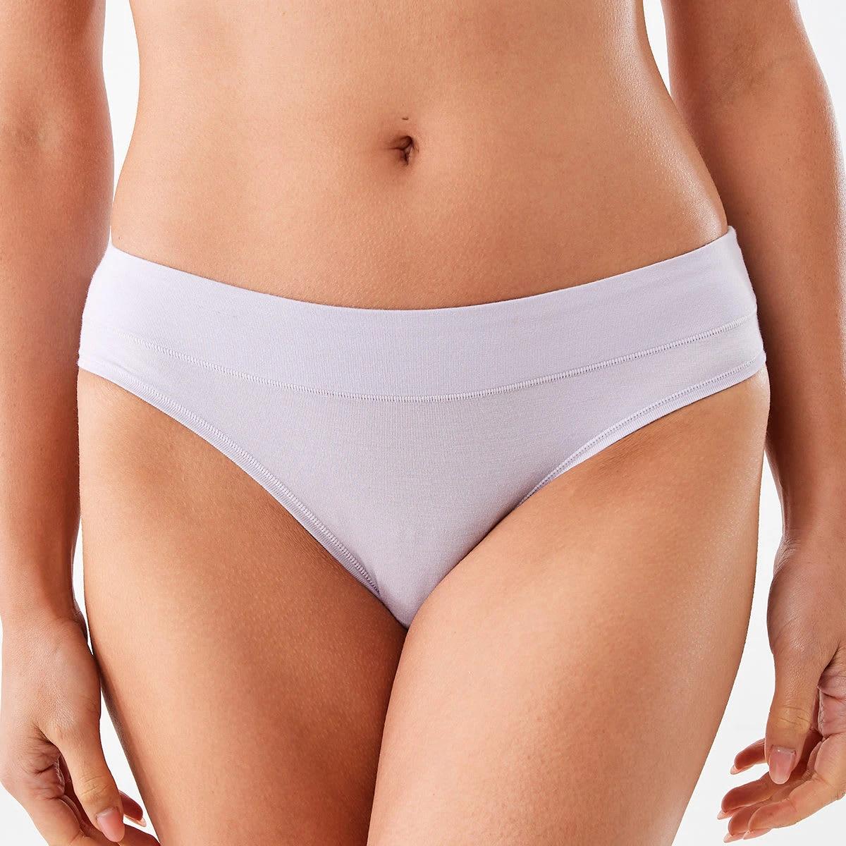 5 3 Pack Bamboo Blend Bikini Briefs GREY HAZINESS, STEEL GREY, SOFT CLAY, 5 of 8