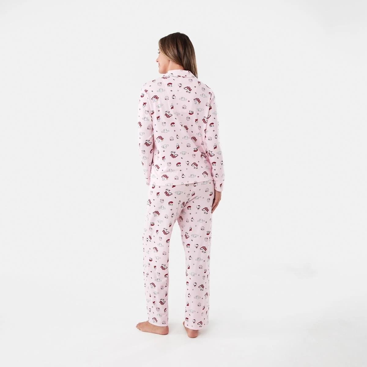 3 Hello Kitty License Long Sleeve Top and Pants Comfort Pyjama Set Hello Kit, 3 of 6
