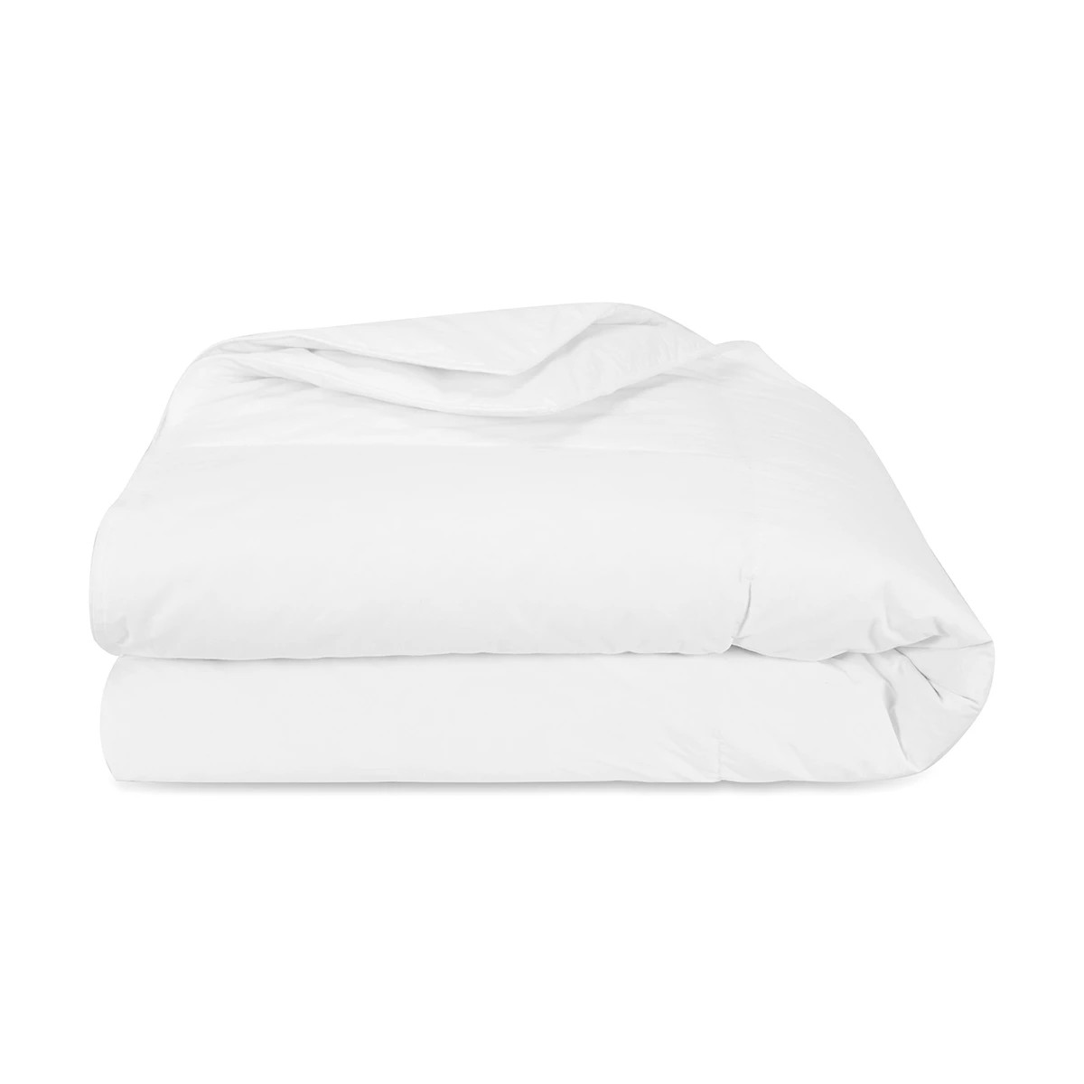 3 Medium Warmth Feather and Down Quilt - Queen Bed, White, 3 of 5