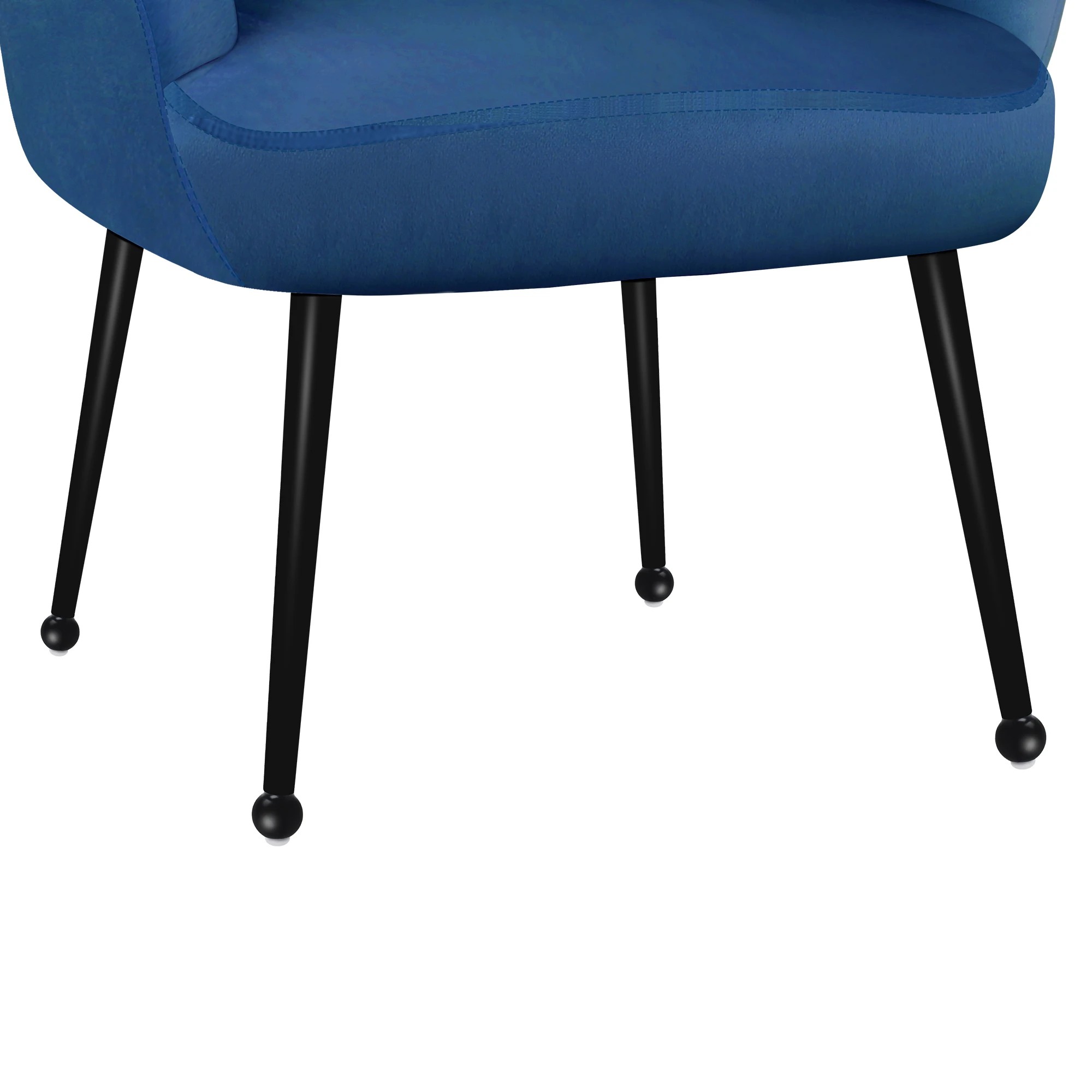 8 Alfordson Armchair Lounge Chair Accent Tub Chair Sofa Couch Velvet - Blue, 8 of 9