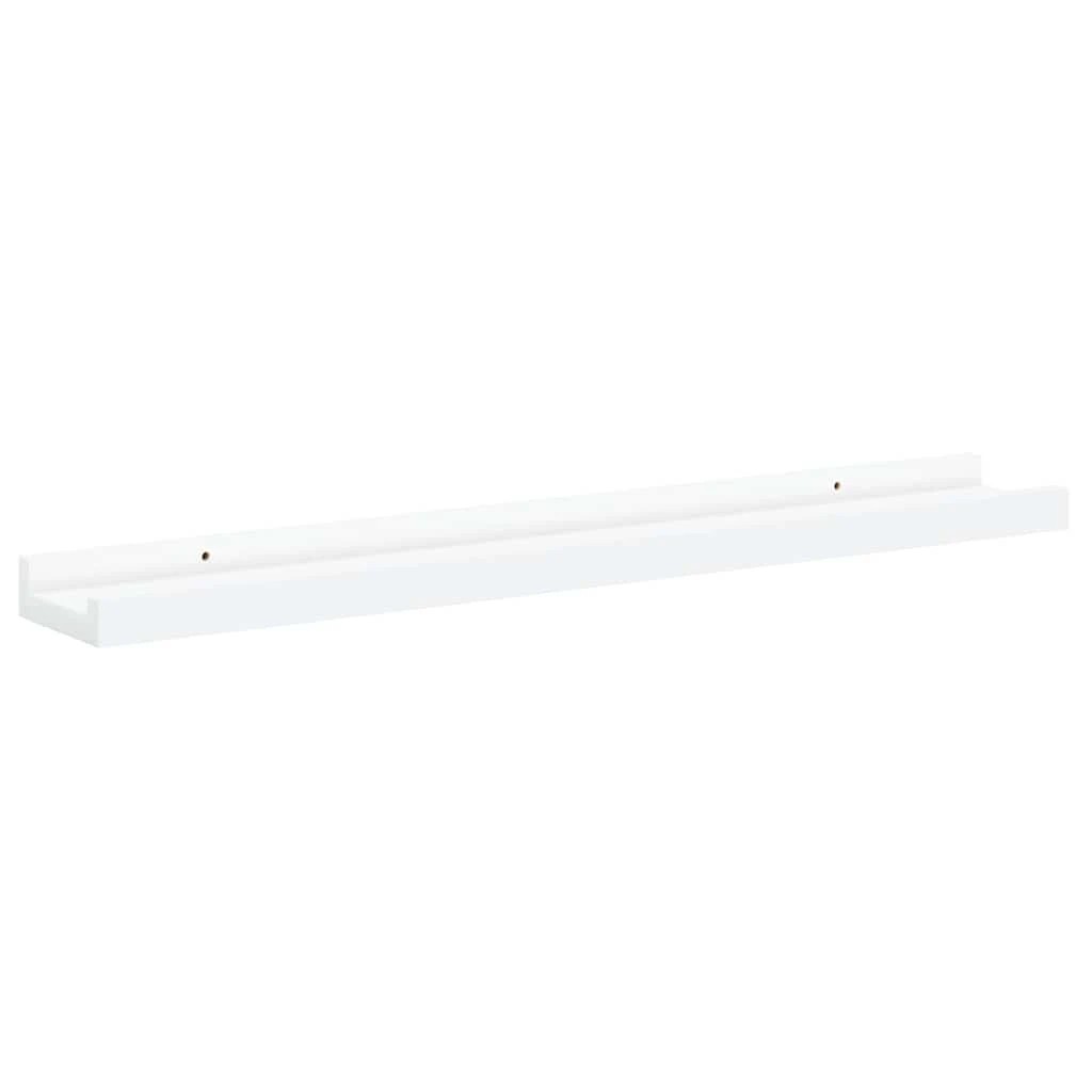 6 vidaXL Frame ledge shelf Durable - White, 6 of 9