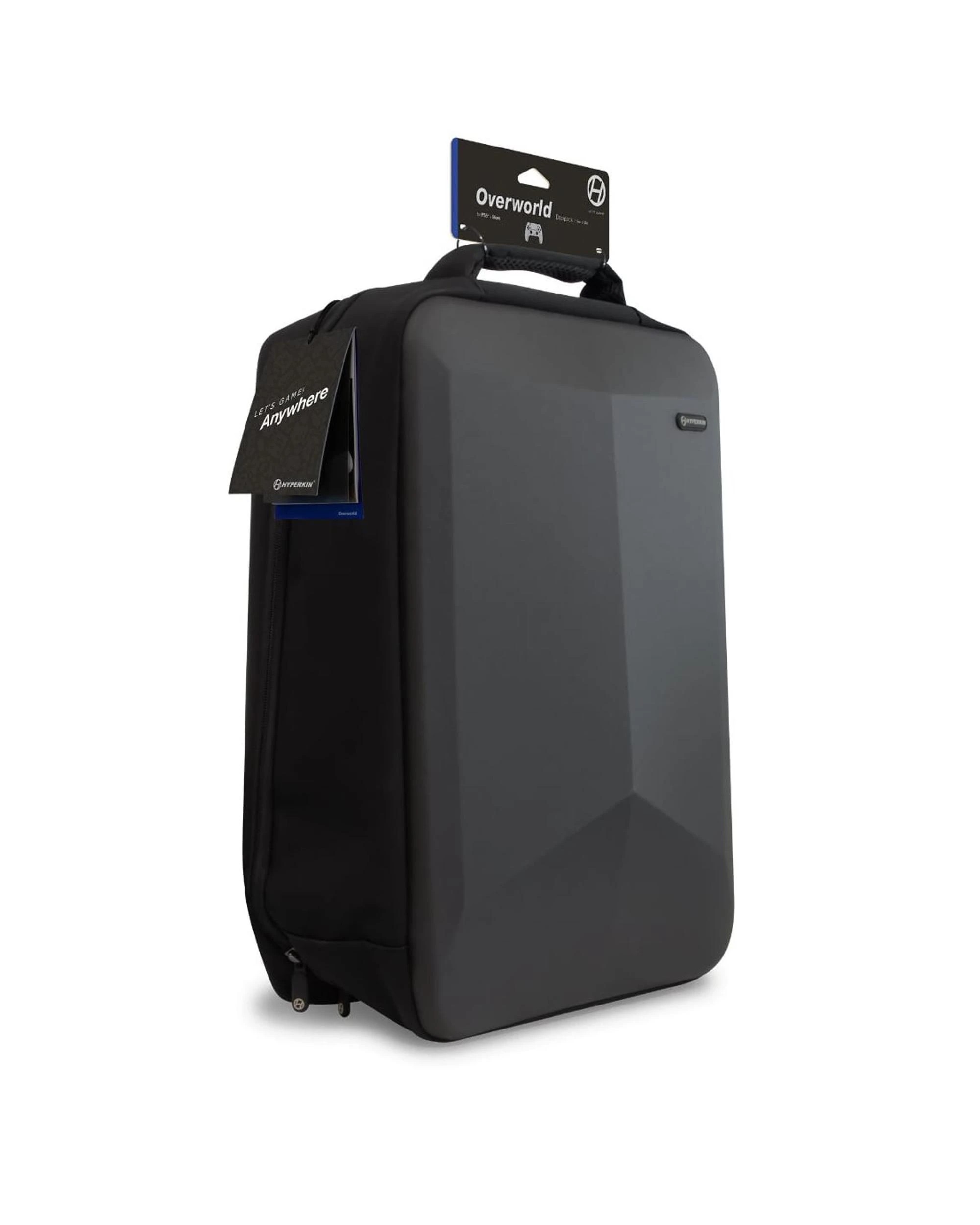 1 Hyperkin Let's Game Anywhere Overworld Backpack for PS5 - Black, 1 of 8