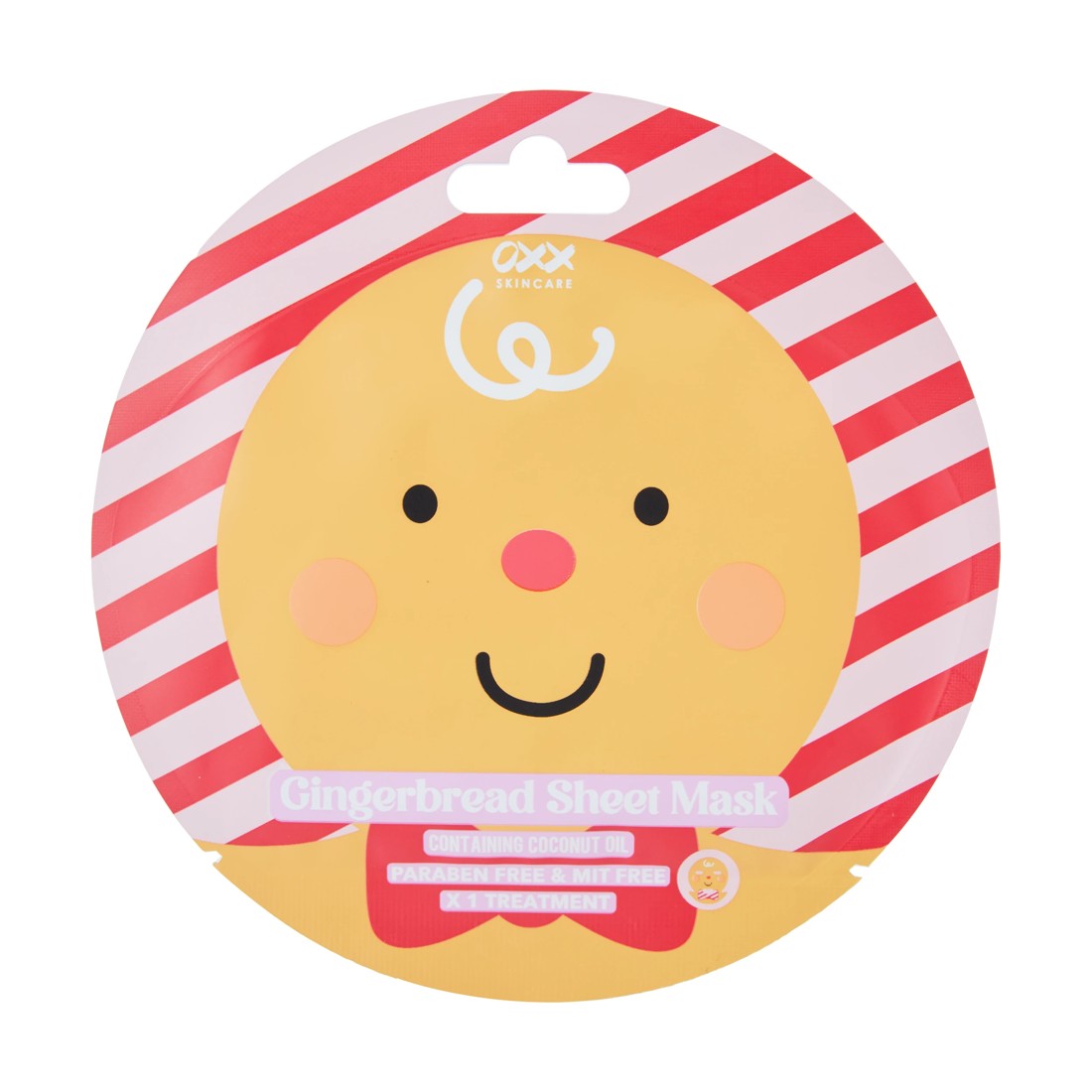 1 OXX Skincare Gingerbread Sheet Mask - Coconut Oil, 1 of 2