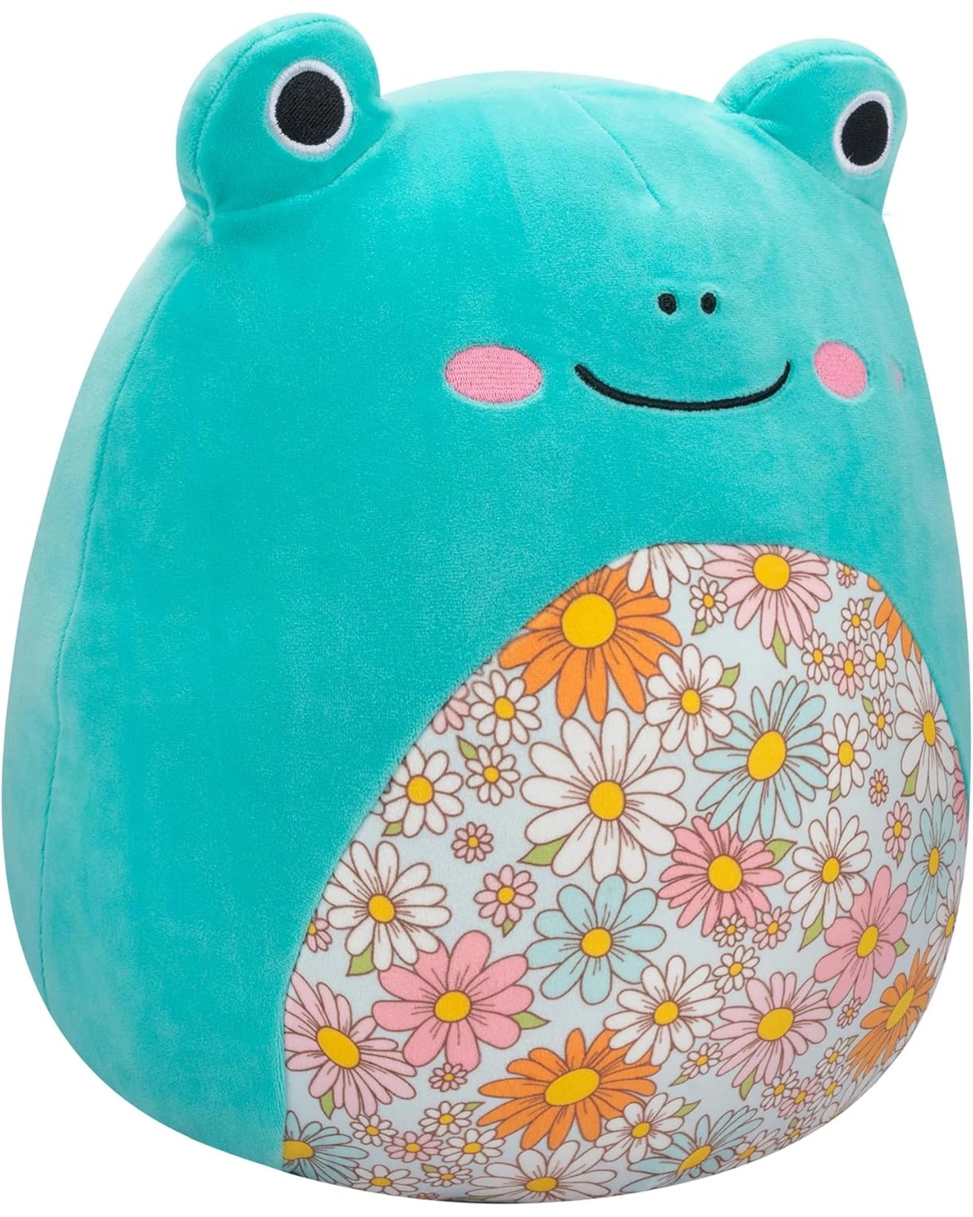 2 Squishmallows Robert the Frog with Floral Belly 7.5 inch Plush, 2 of 7
