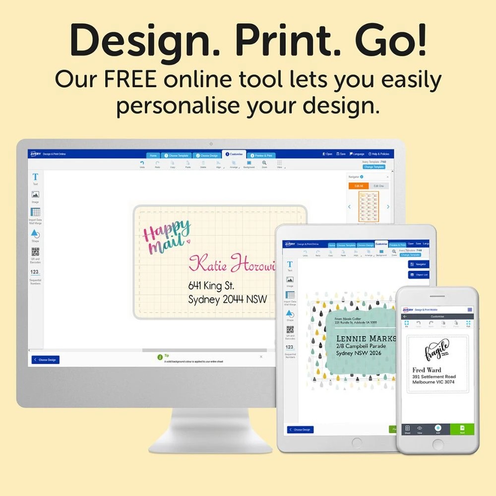 10 Avery Premium Whte Address Labels AveryEco 65UP 100sh 38x21mm, 10 of 10