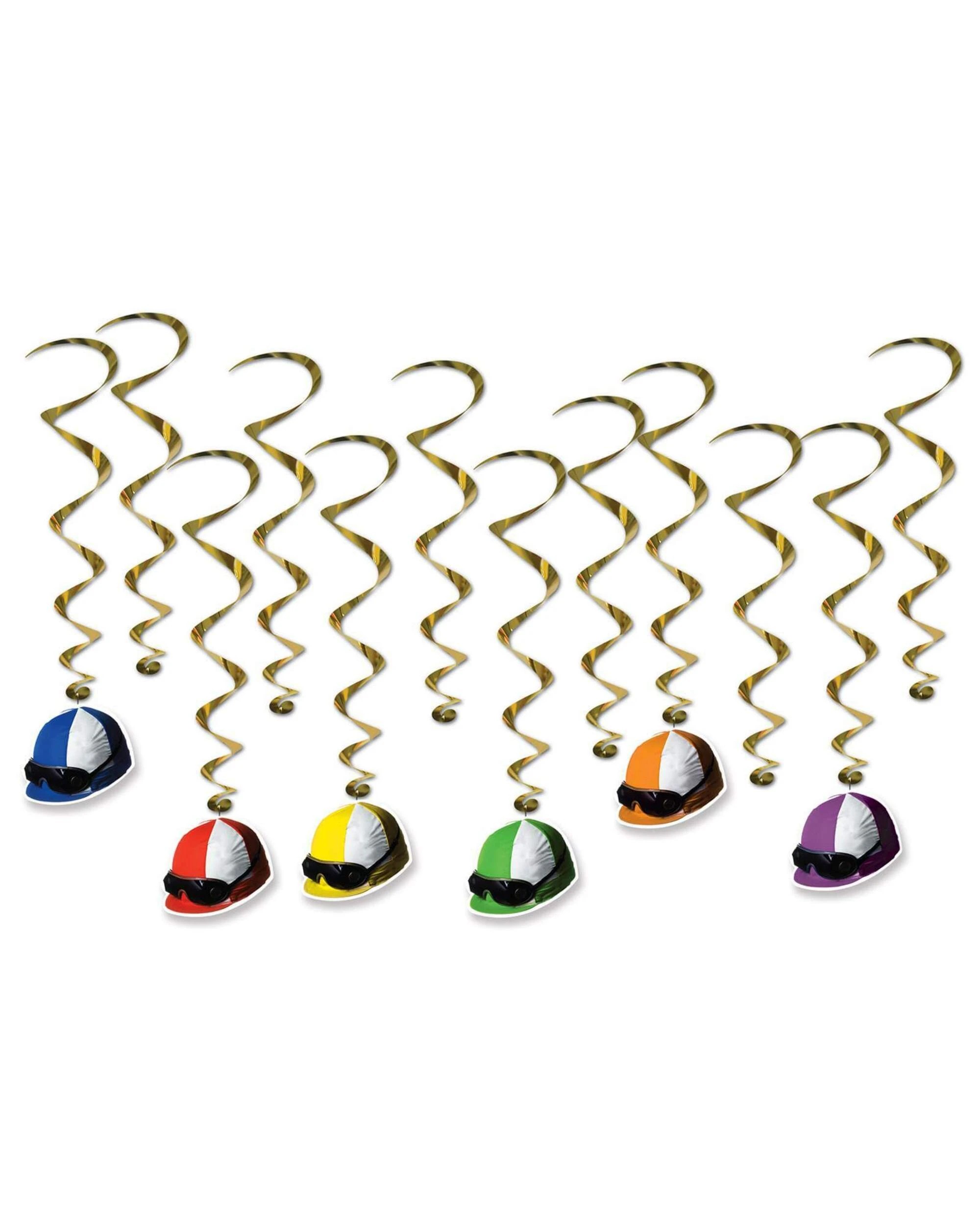1 Beistle Jockey Helmet Hanging Decorations, 1 of 1