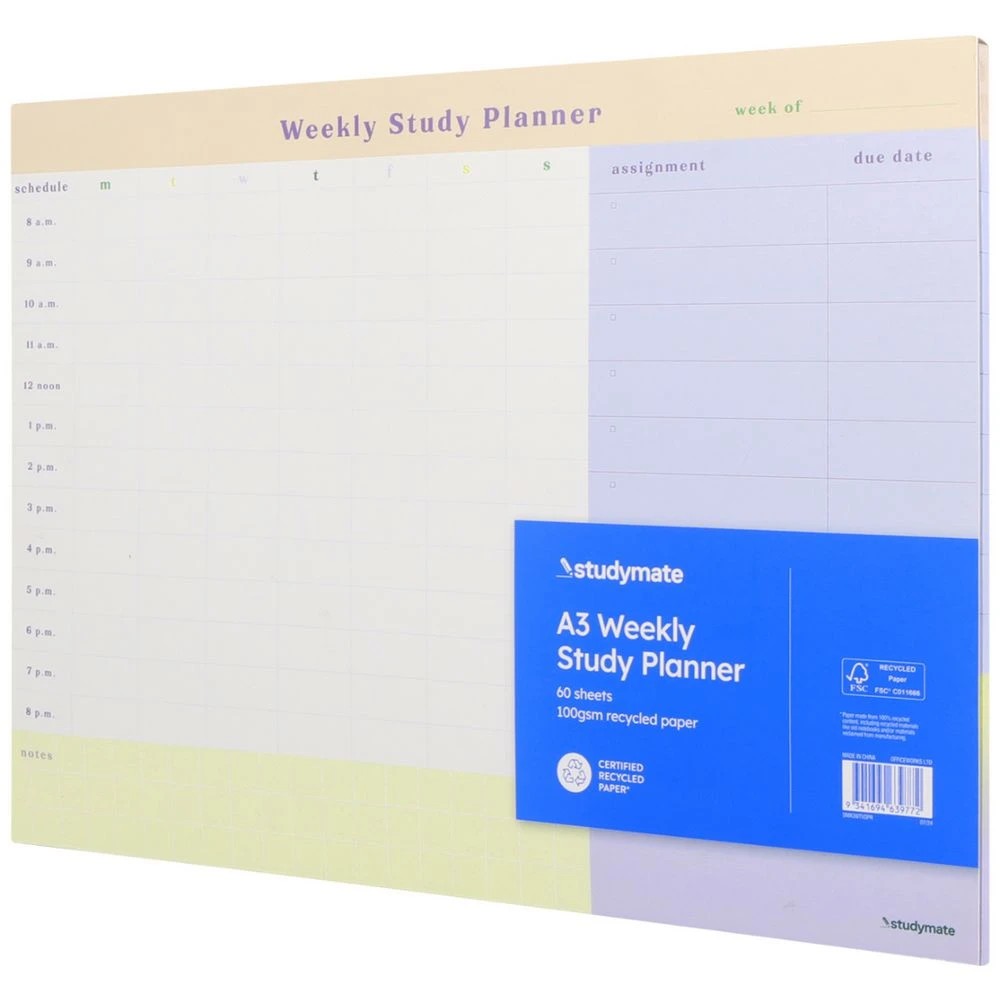 2 Studymate A3 Weekly Desk Planner, 2 of 4