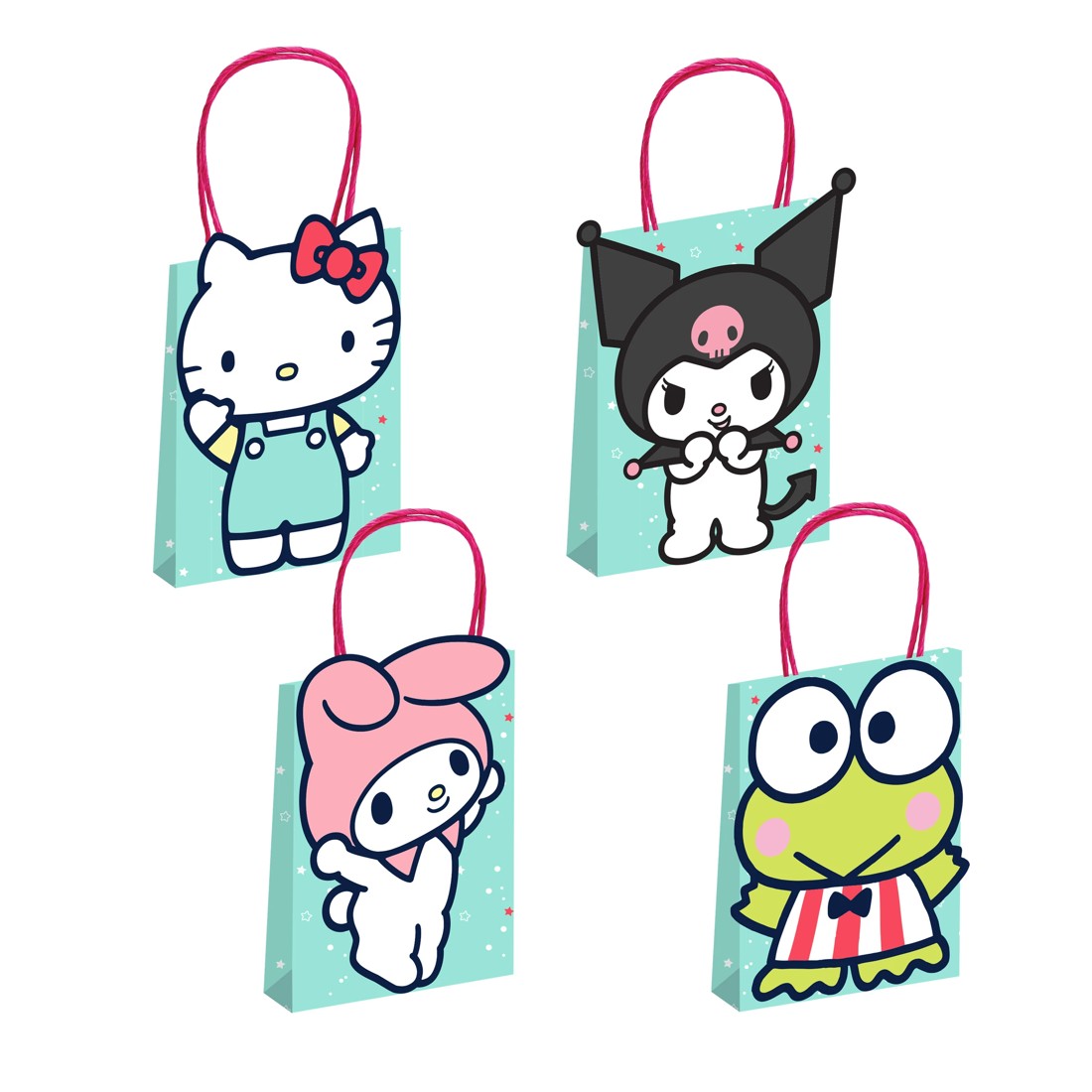 2 8 Pack Hello Kitty and Friends Loot Bags, 2 of 3