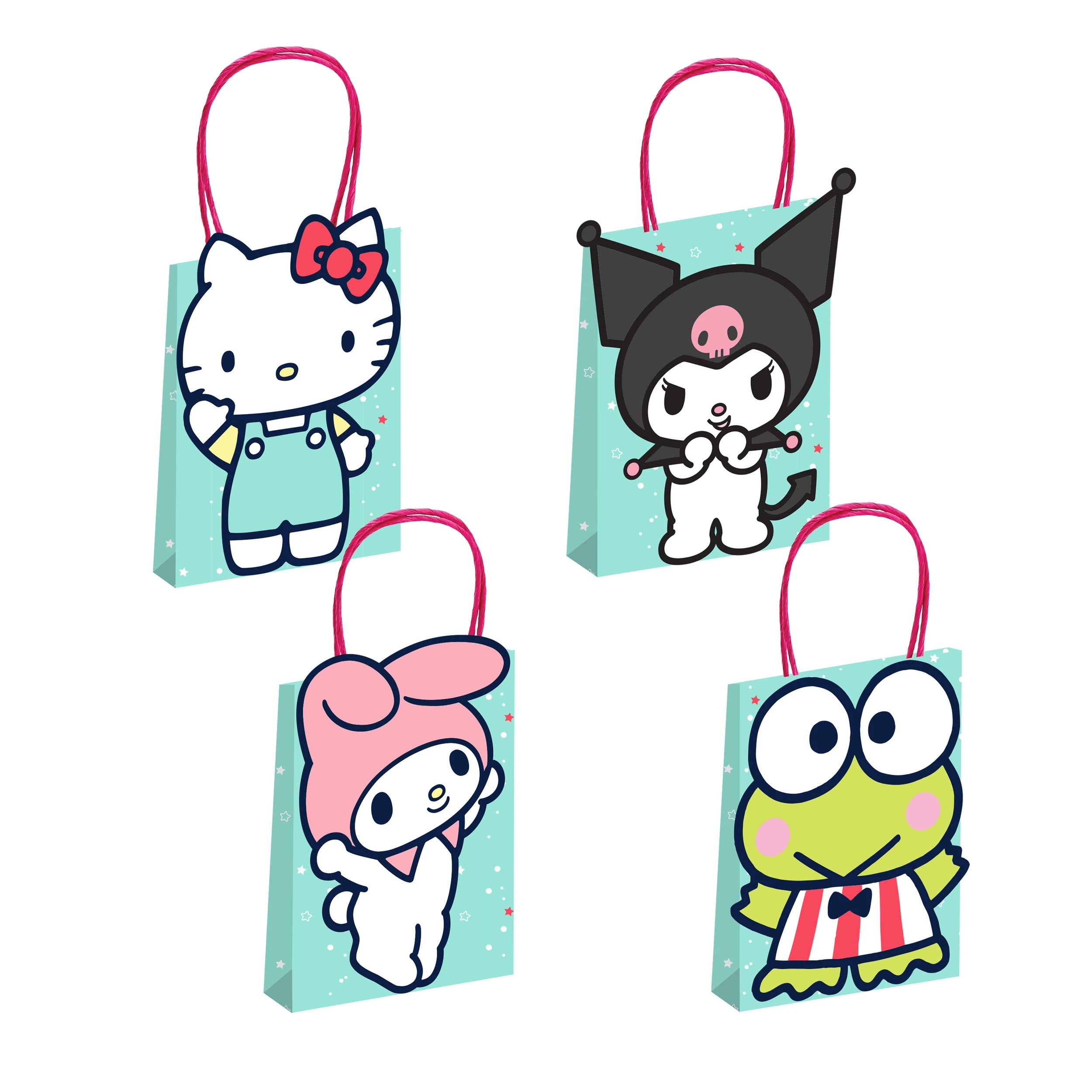 2 8 Pack Hello Kitty and Friends Loot Bags, 2 of 3