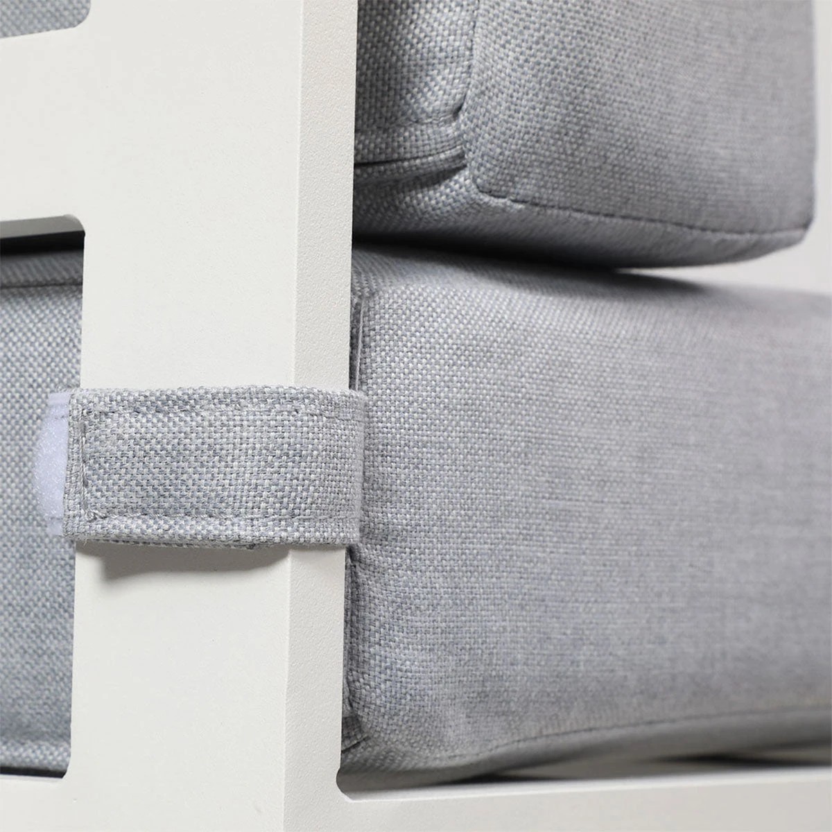 7 Moda Living Milano Aluminium Outdoor Sofa Lounge Set - White, 7 of 9