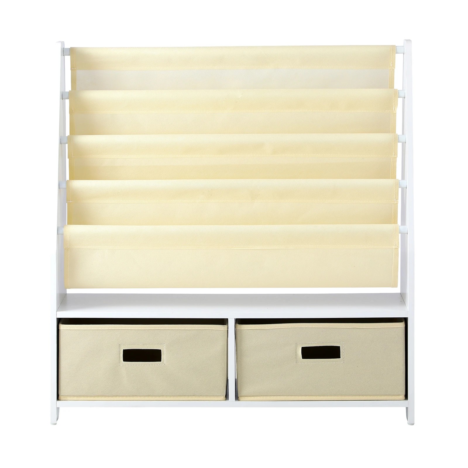 6 Oikiture Kids Bookshelf Bookcase Children Toys Storage Shelf Rack Diy Organiser
 - Multi, 6 of 10