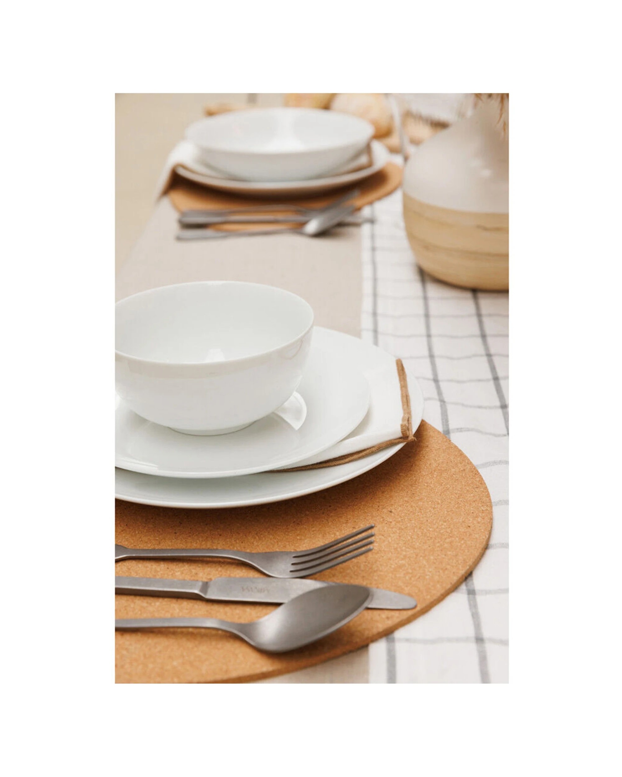 5 Mikasa 4pc Chalk Kitchen Porcelain Side Plate Set 21cm Durable - White, 5 of 6