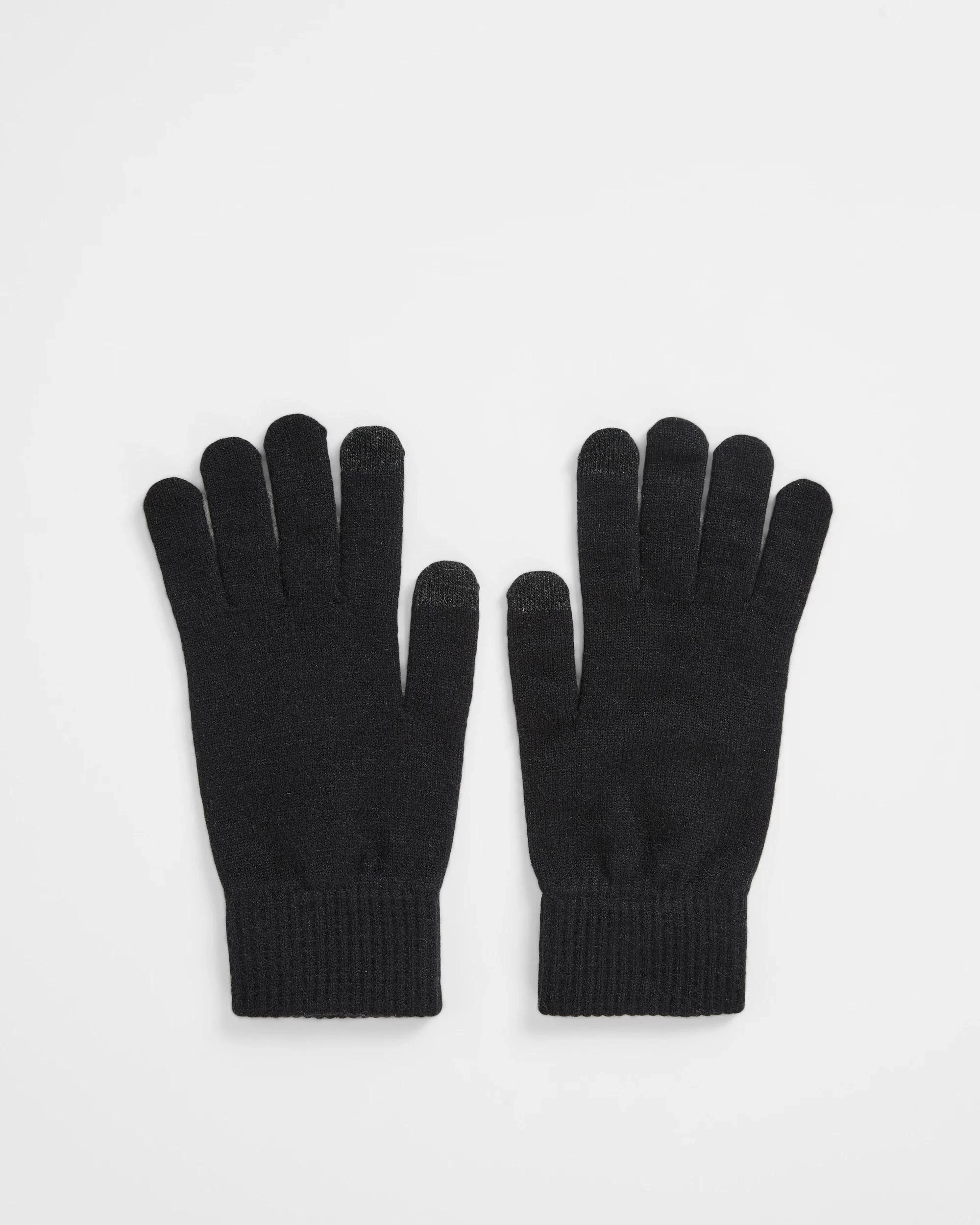 1 Target Man Essential Knitted Gloves BLACK, 1 of 2