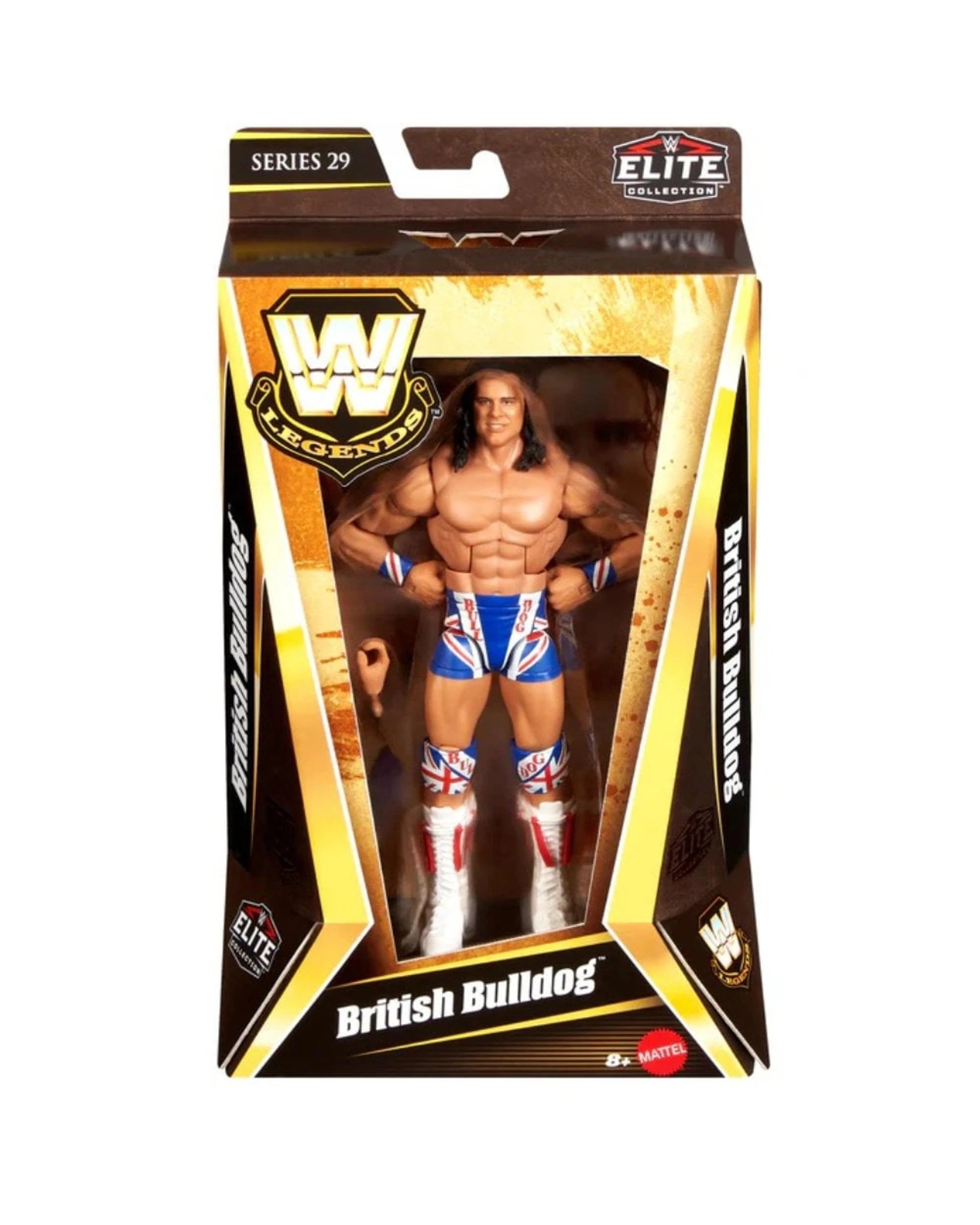 1 WWE Elite Legends Collection Series 29 British Bulldog Action Figure, 1 of 7