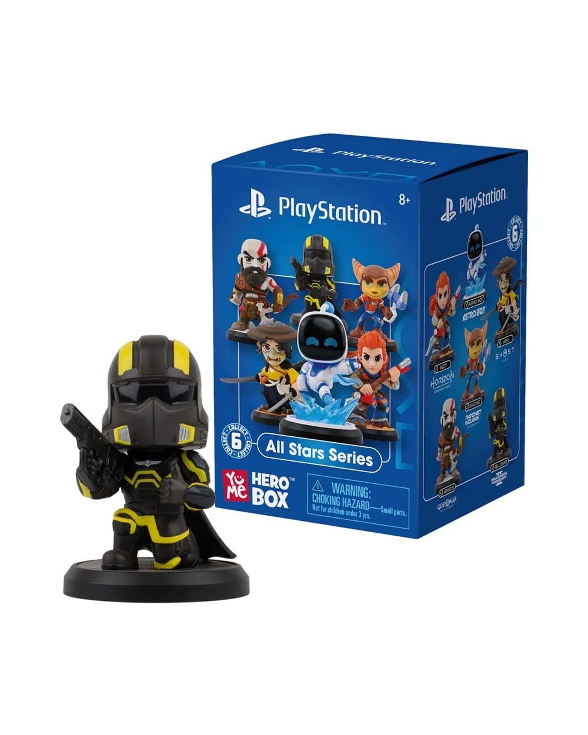 10 YuMe Sony Playstation Hero Box All Stars Series 1 Blind Box, 10 of 10