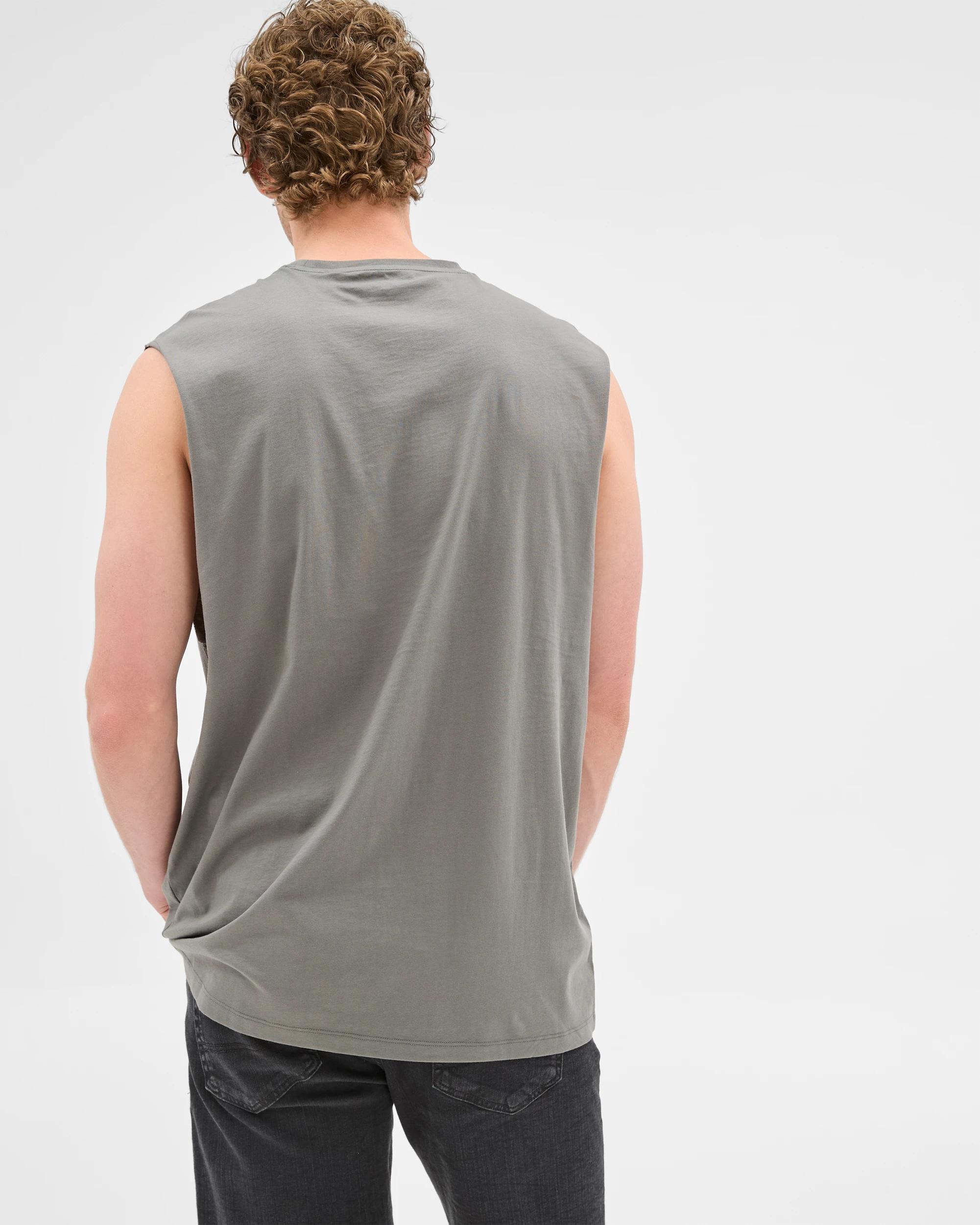 4 Target Australian Cotton Plain Tank Top GUNMETAL, 4 of 7