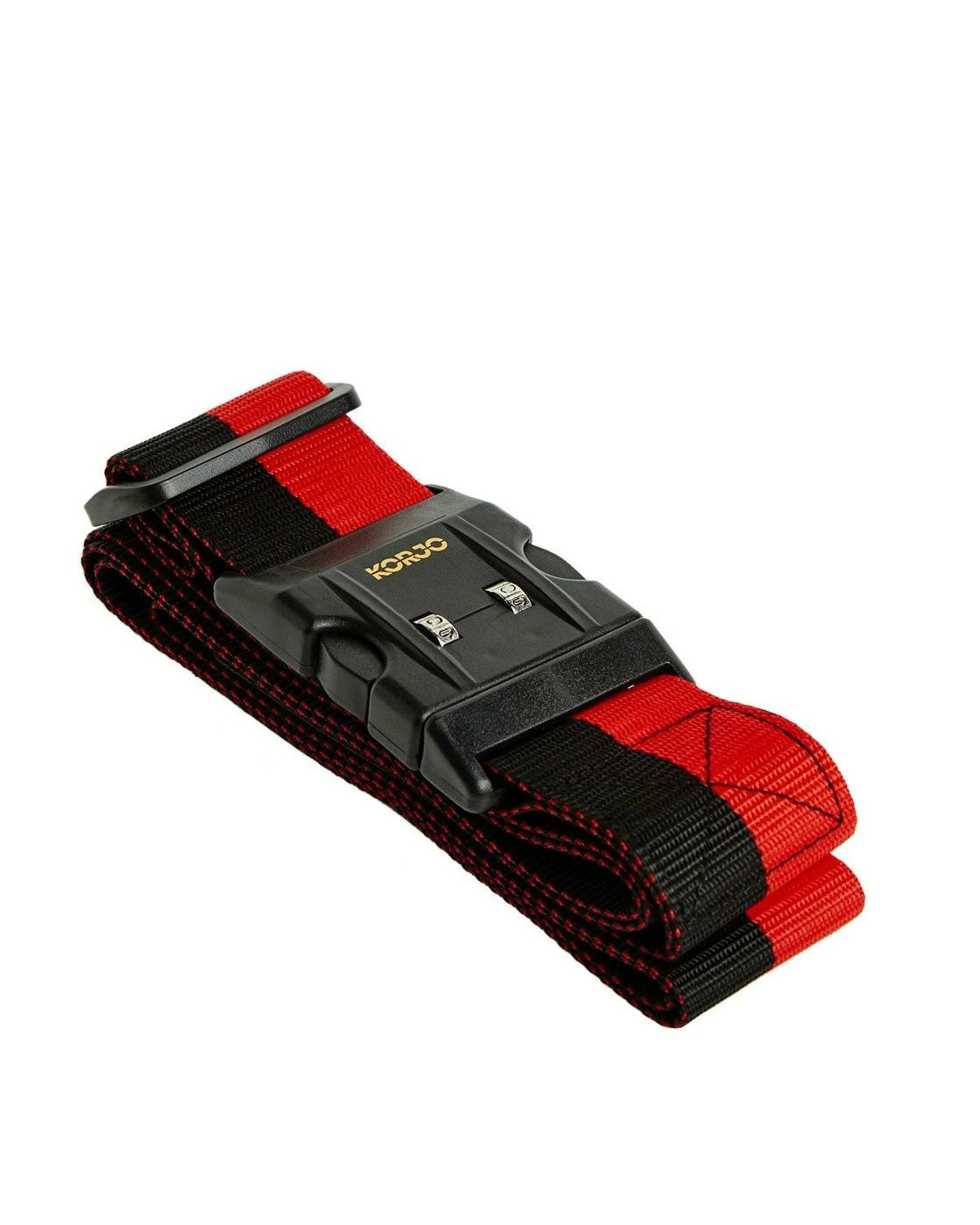 3 Korjo Combination Lock Luggage Strap - Assorted Colours, 3 of 4