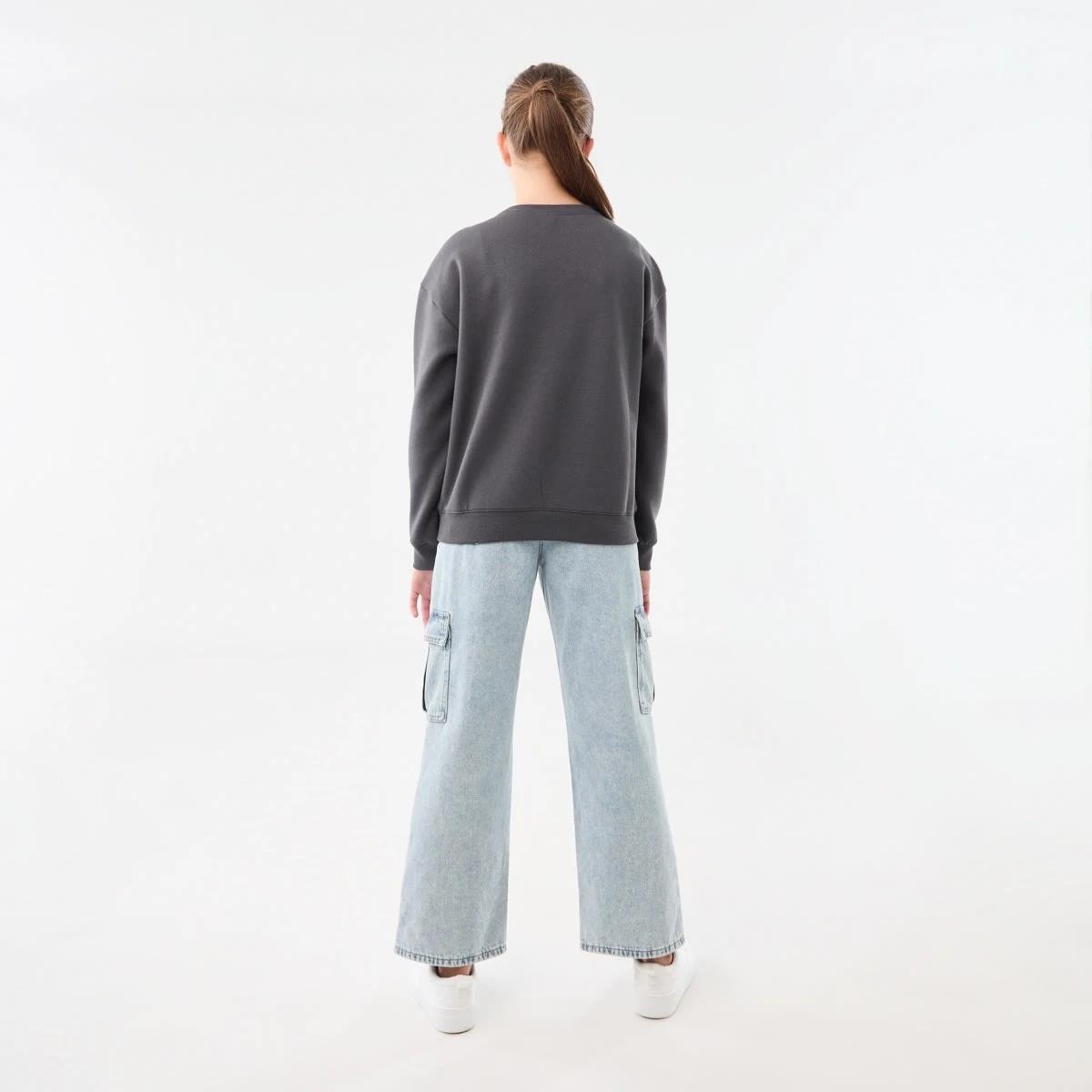 6 Print Crew Neck Sweatshirt Butterfly, 6 of 8