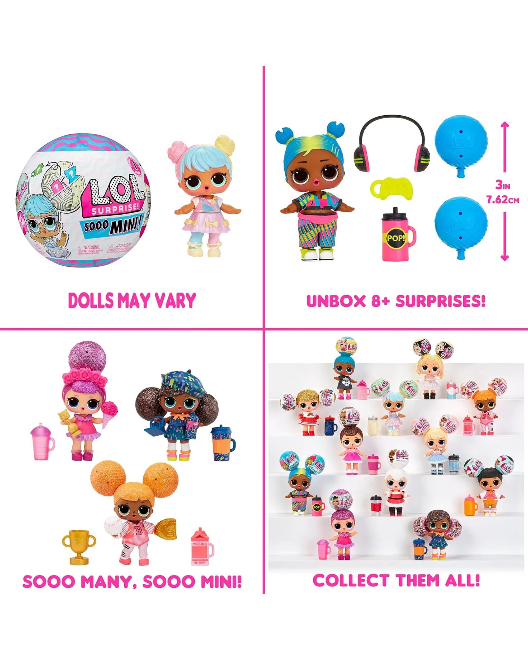 4 L.O.L. Surprise Tots and Lil Sis 6-Pack Blind Ball, 4 of 7