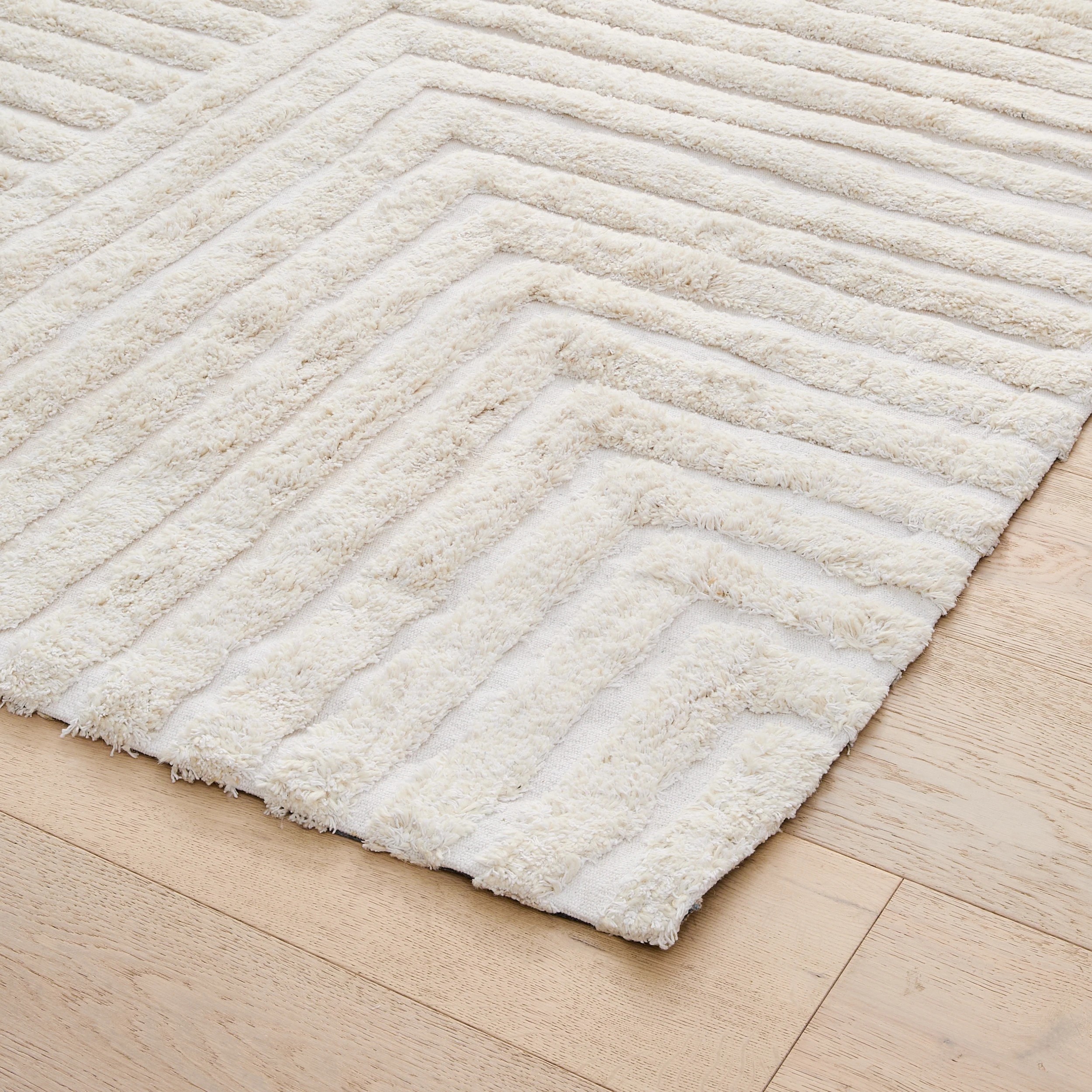 2 Linear Wool Blend Rug - Beige, Extra Extra Large - 300cm x 200cm, 2 of 6