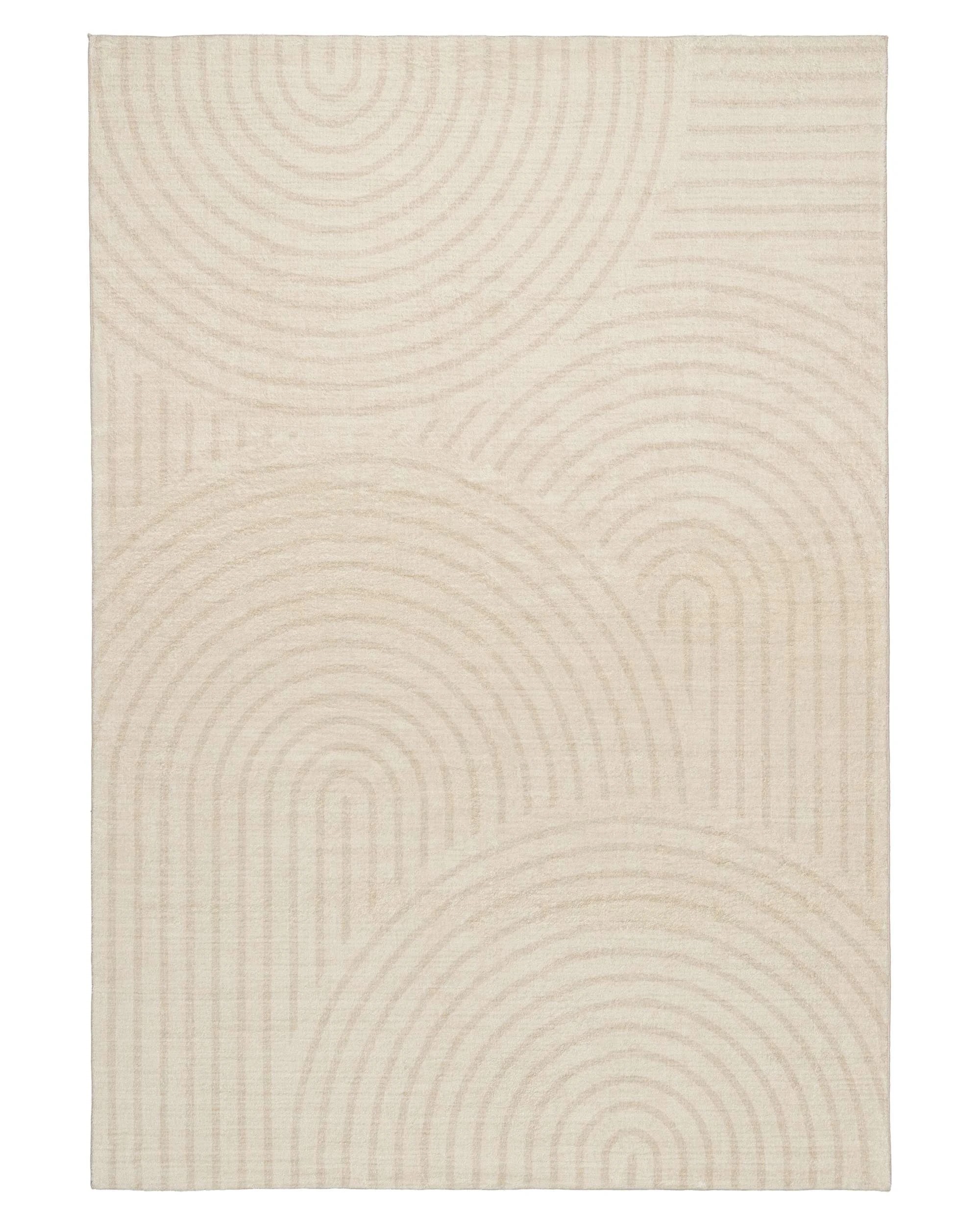 1 Loopsie Ashdod Arch Washable Rug-330cm x 240cm - Beige, 1 of 8