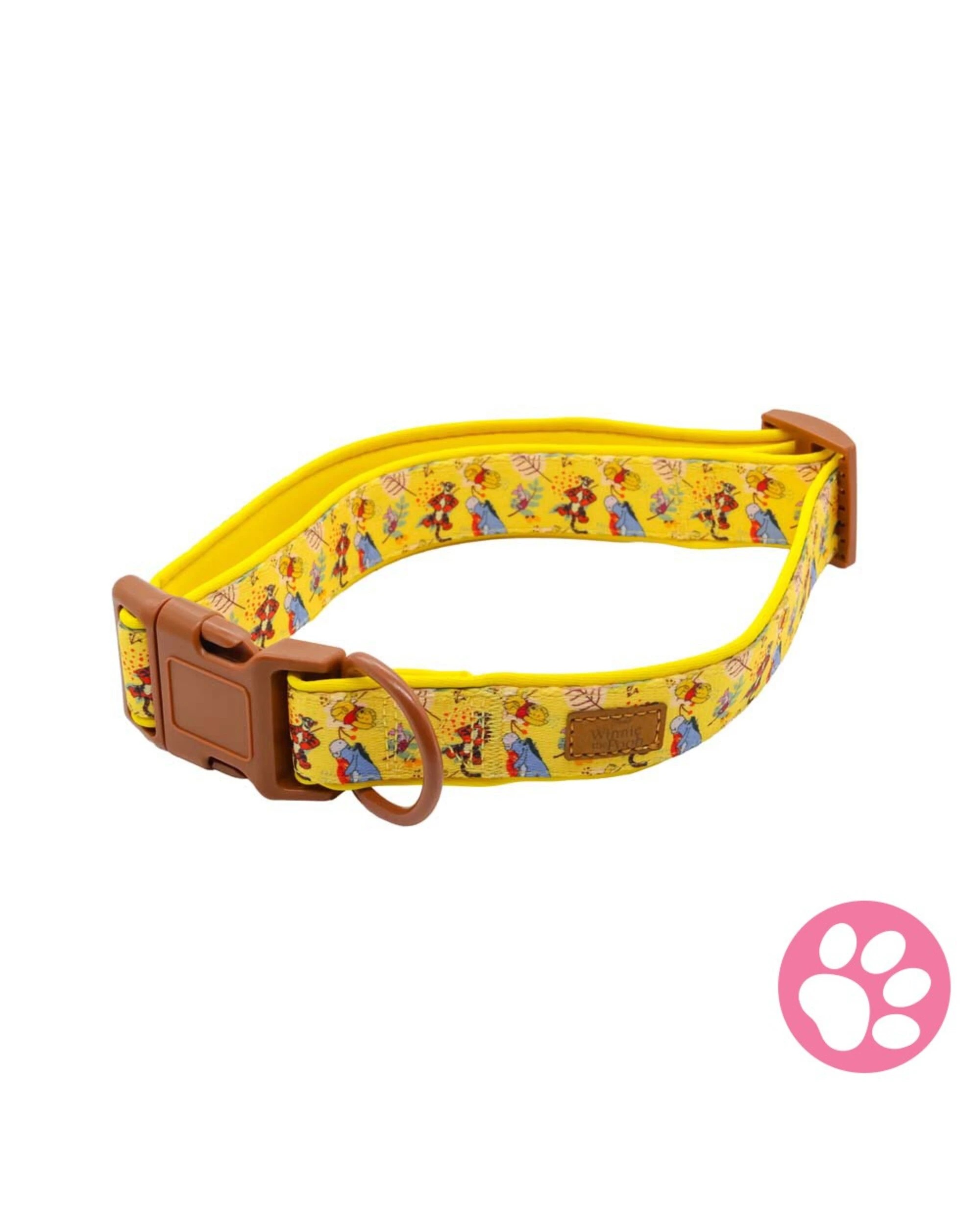 1 Disney - Winnie the Pooh - Pooh and Friends Pet Collar - Yellow, 1 of 1