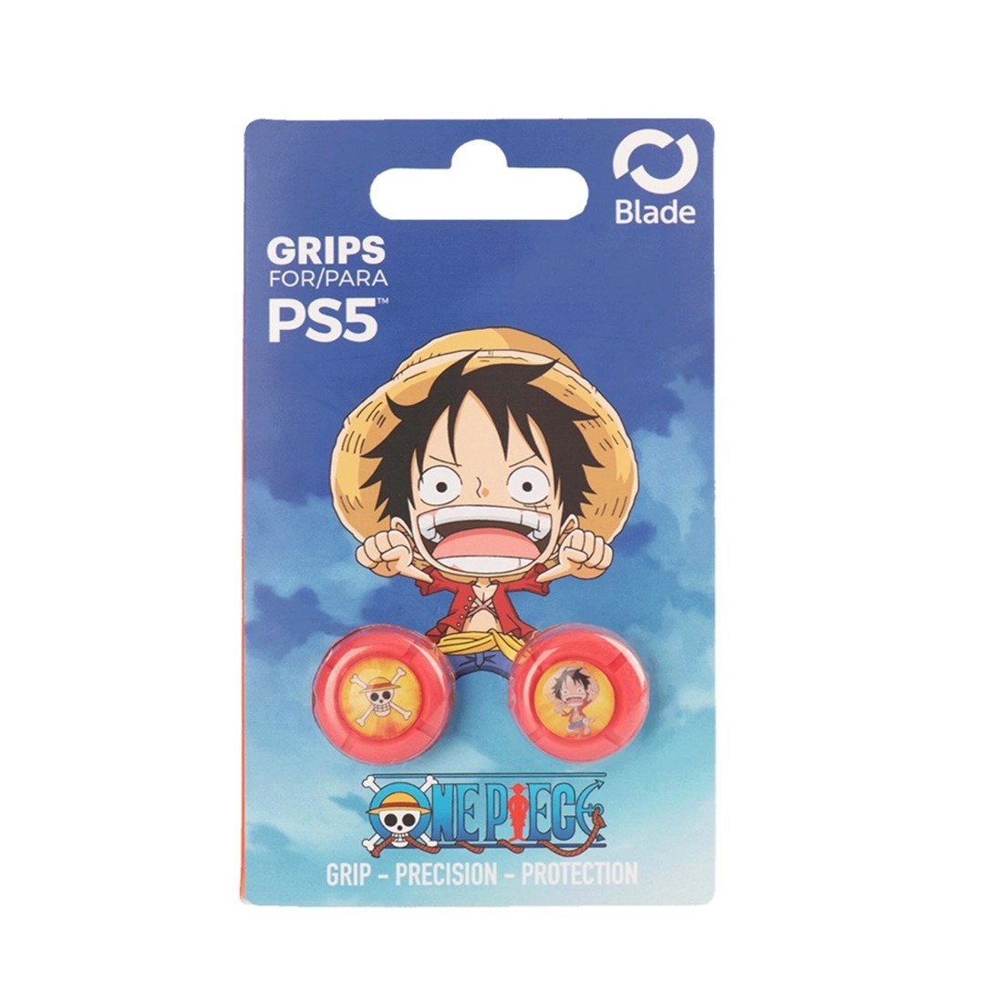 2 Blade Thumb Grip for PlayStation 5 - Luffy - Red, 2 of 2