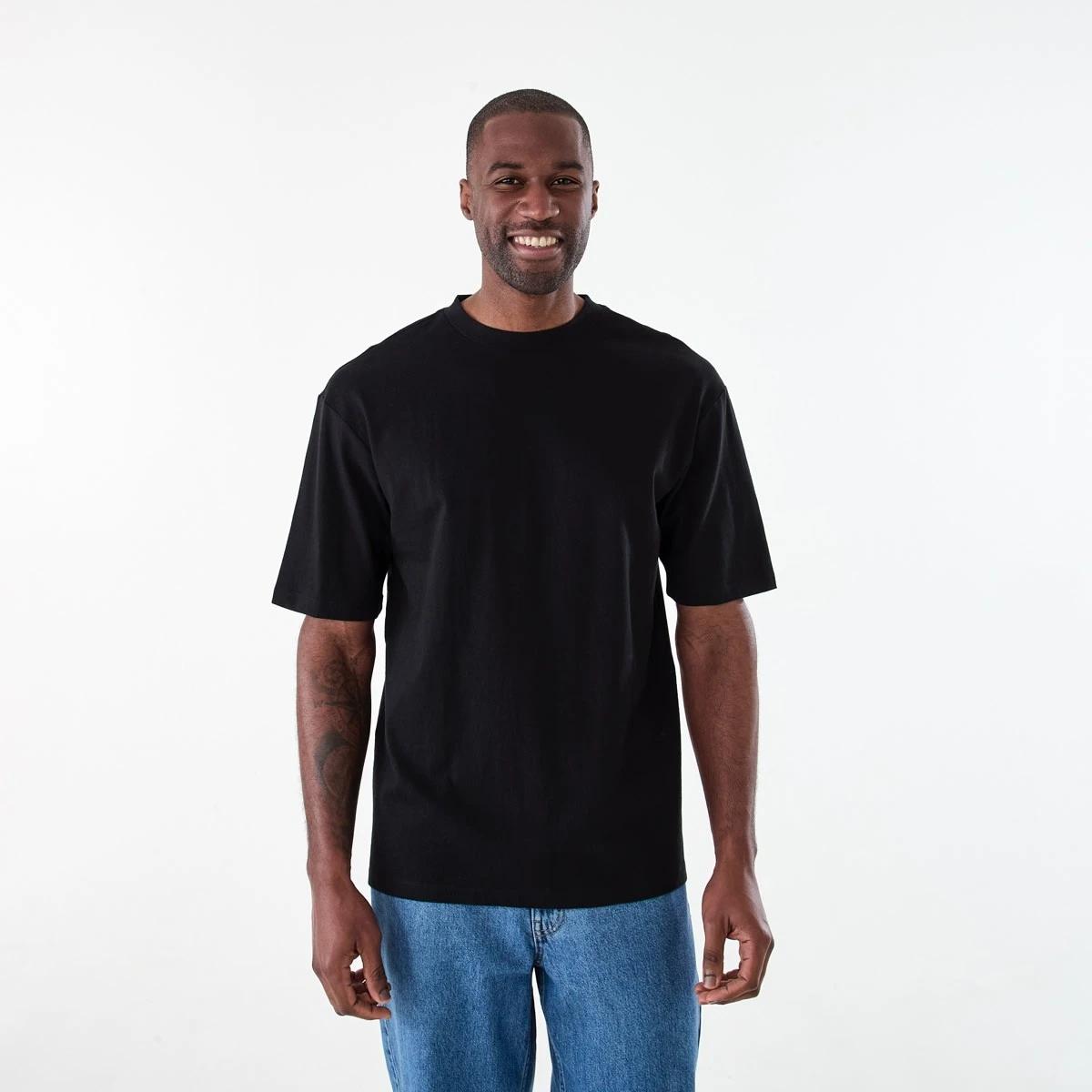 1 Oversized Heavyweight T-shirt BLACK, 1 of 6