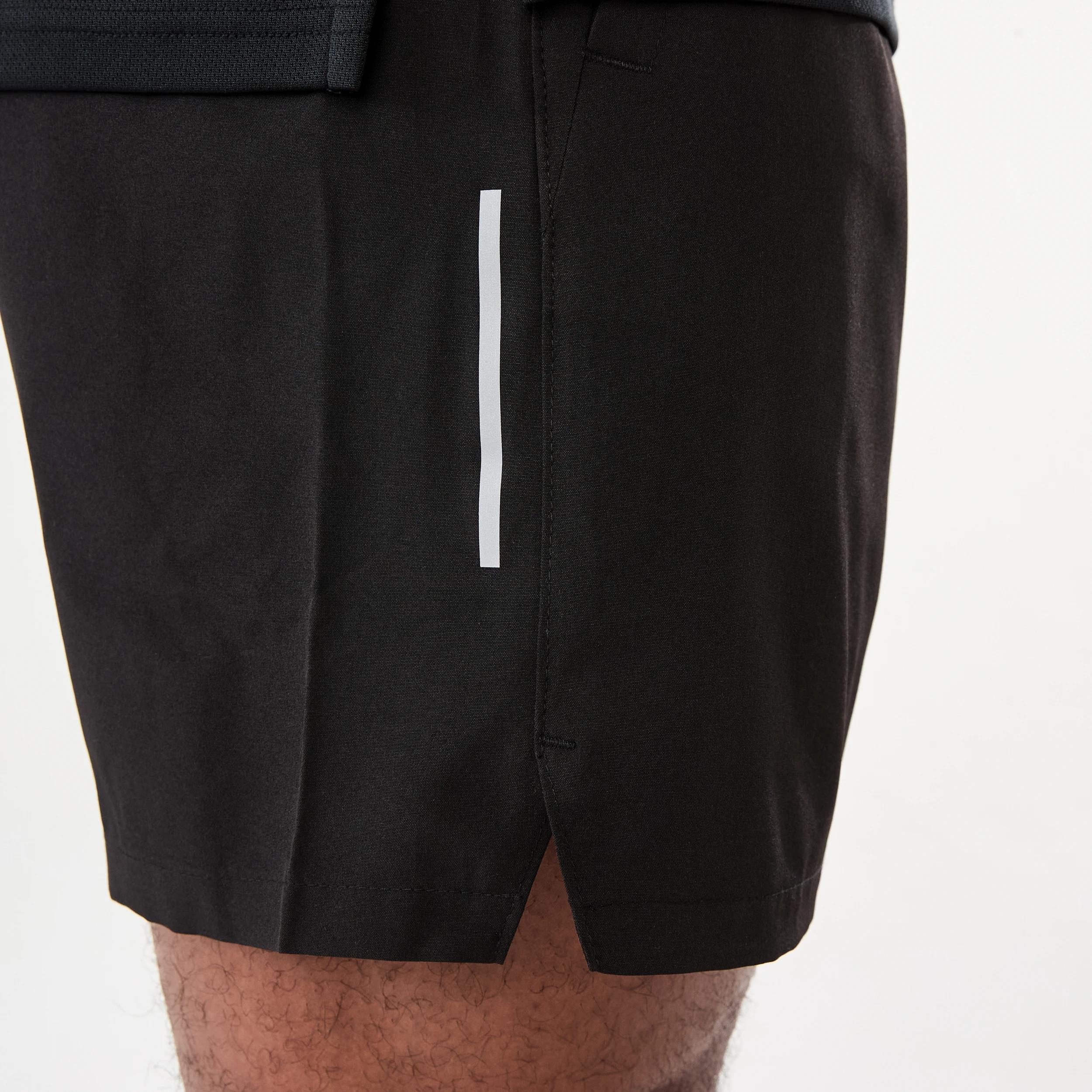 6 Active Mens Woven Stretch Shorts BLACK, 6 of 8