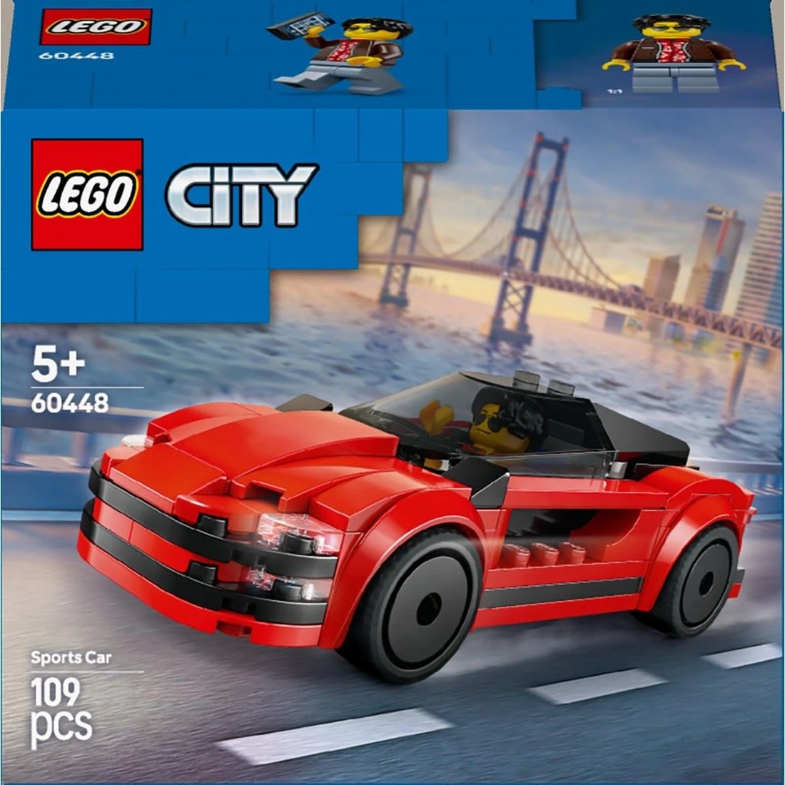 1 LEGO City Red Sports Car 60448, 1 of 9