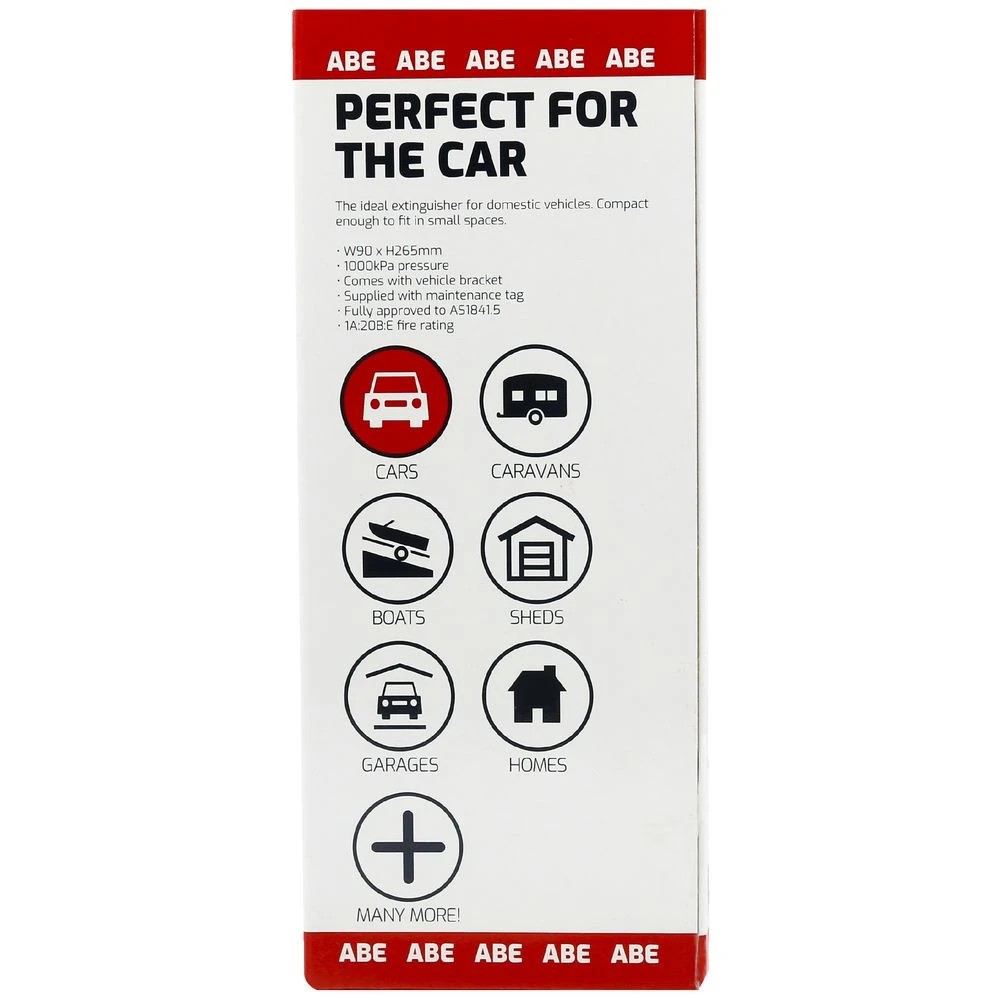 4 Trafalgar ABE Fire Extinguisher 1kg Red, 4 of 7