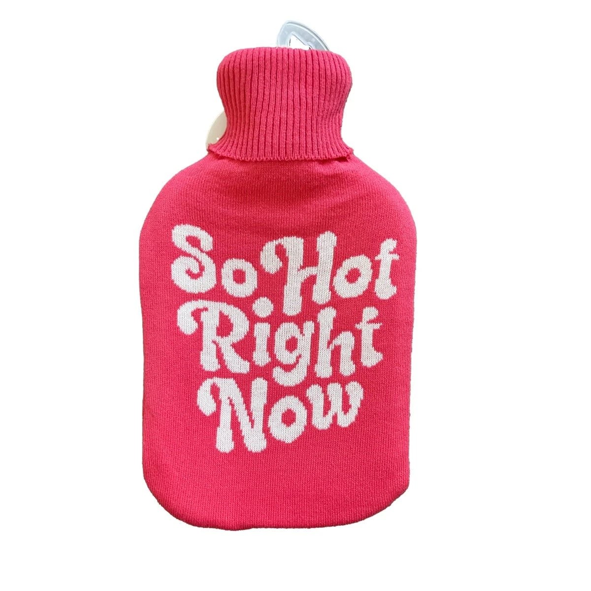 1 2L OXX Essentials Hot Water Bottle with So Hot Right Now Cover, 1 of 2