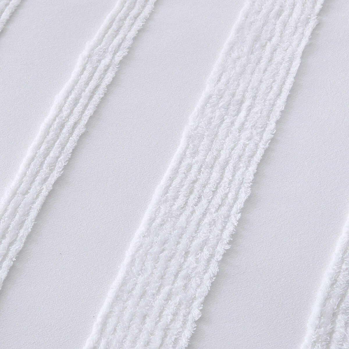 4 Willow Cotton Quilt Cover Set - Double Bed, White, 4 of 6