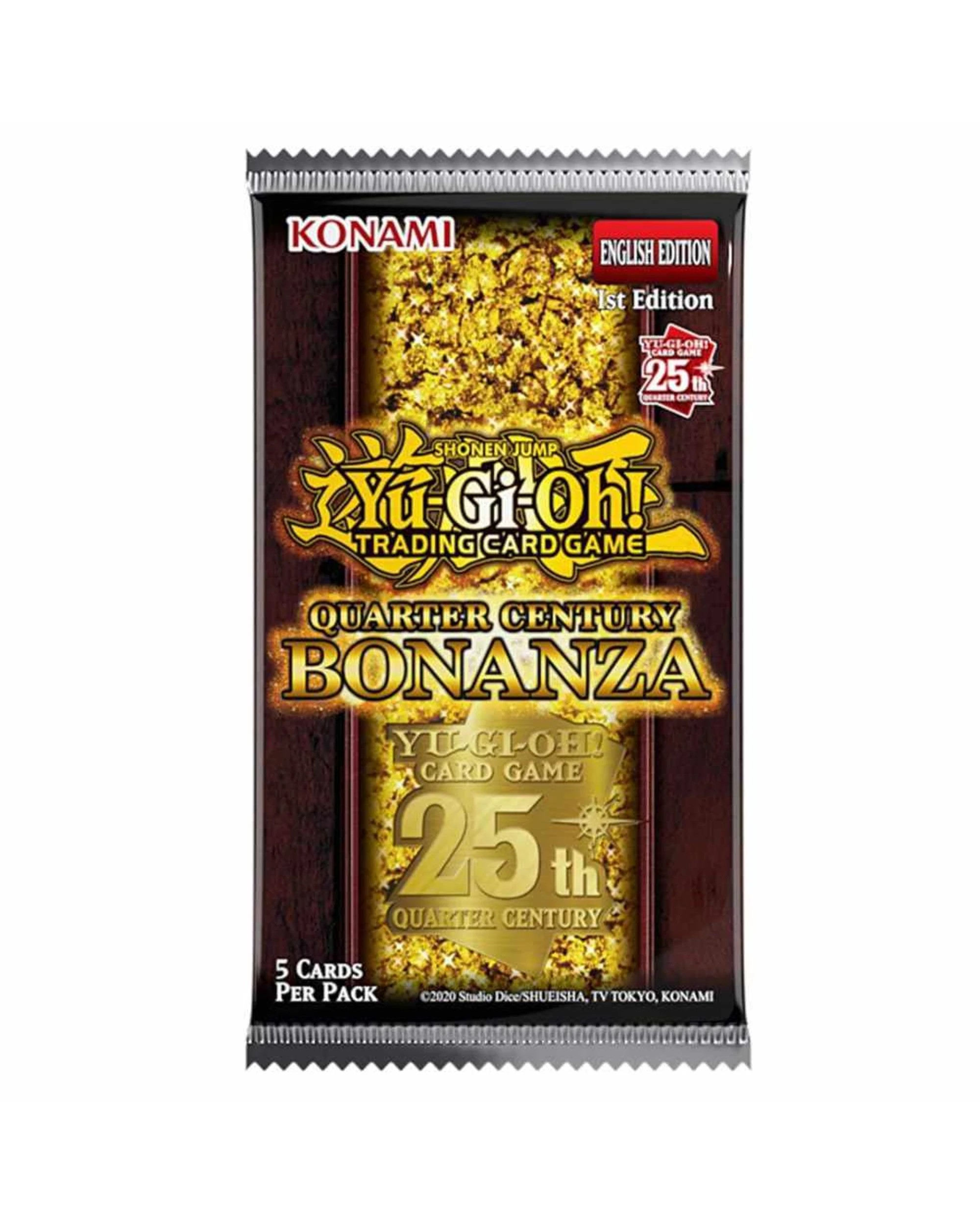 3 Yu-Gi-Oh TCG Quarter Century Bonanza Collection 3 Booster Pack Tuckbox, 3 of 3