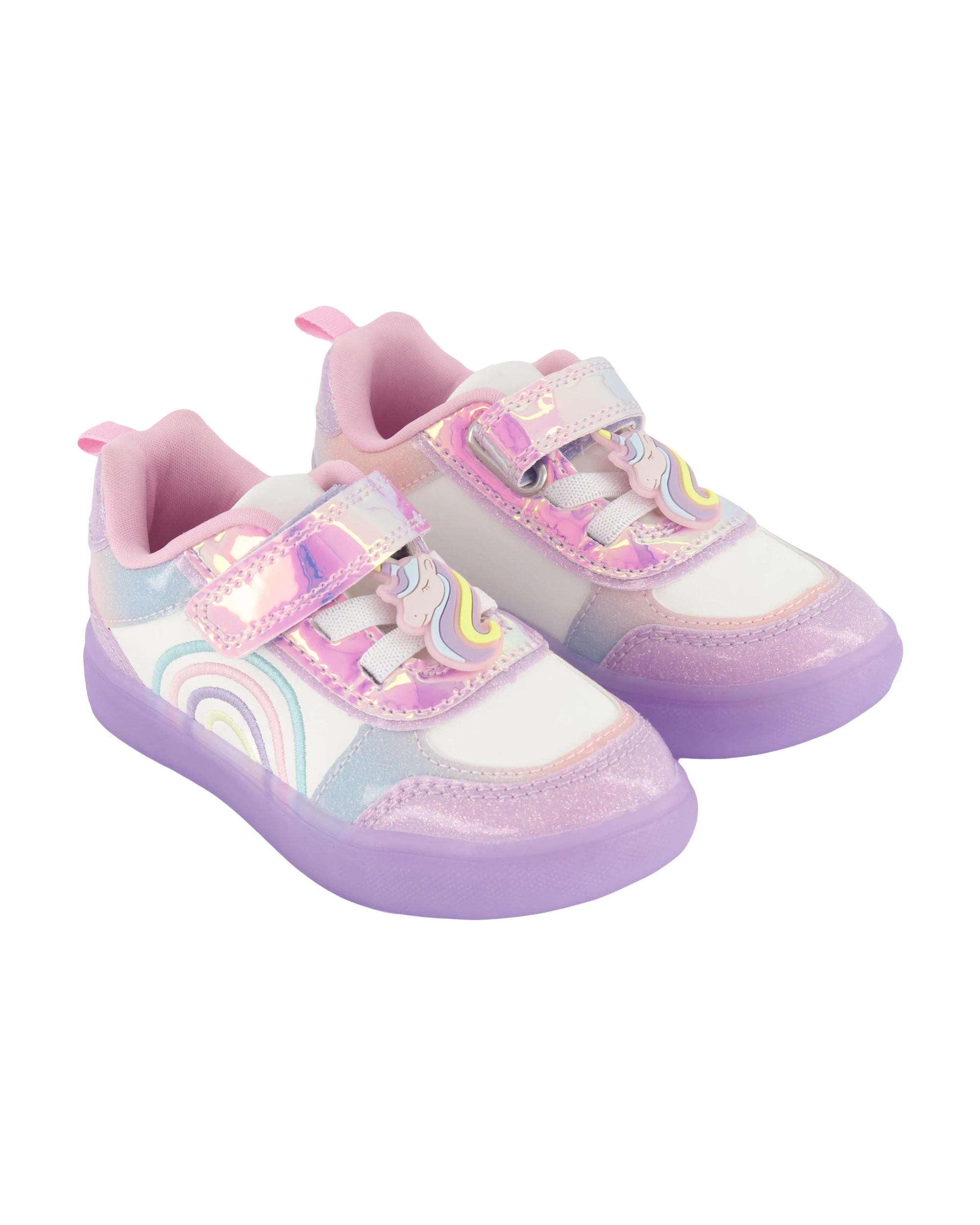 1 Junior Light Up Casual Sneakers Rbwunicorn, 1 of 6