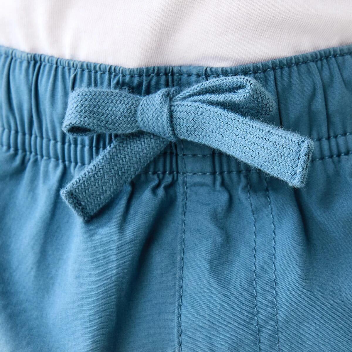 3 Poplin Shorts COPENHAGEN BLUE, 3 of 6