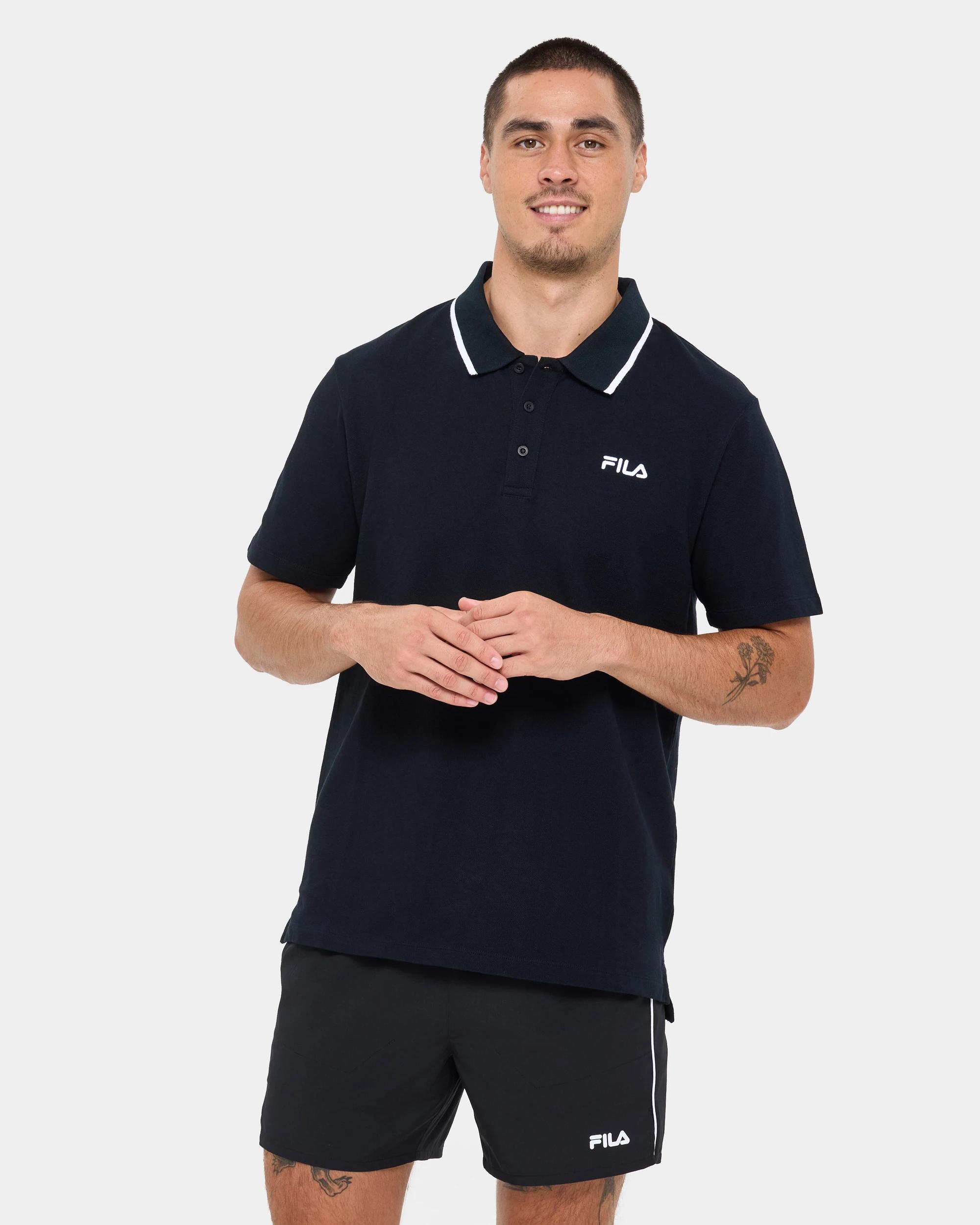 1 Fila Dante Polo Top BLACK, 1 of 6