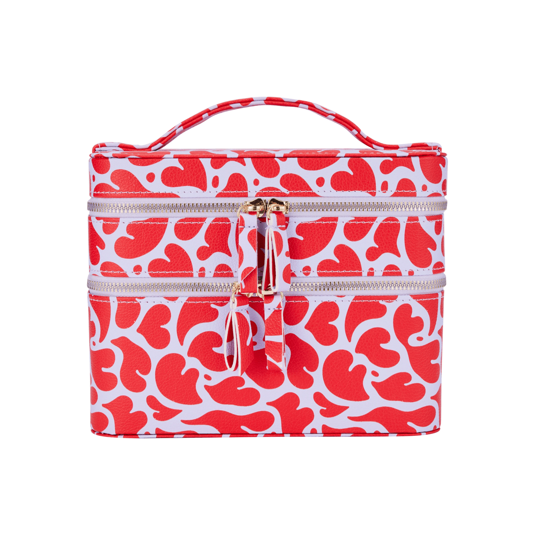 1 OXX Cosmetics Double Tier Hard Makeup Organiser Case, 1 of 8