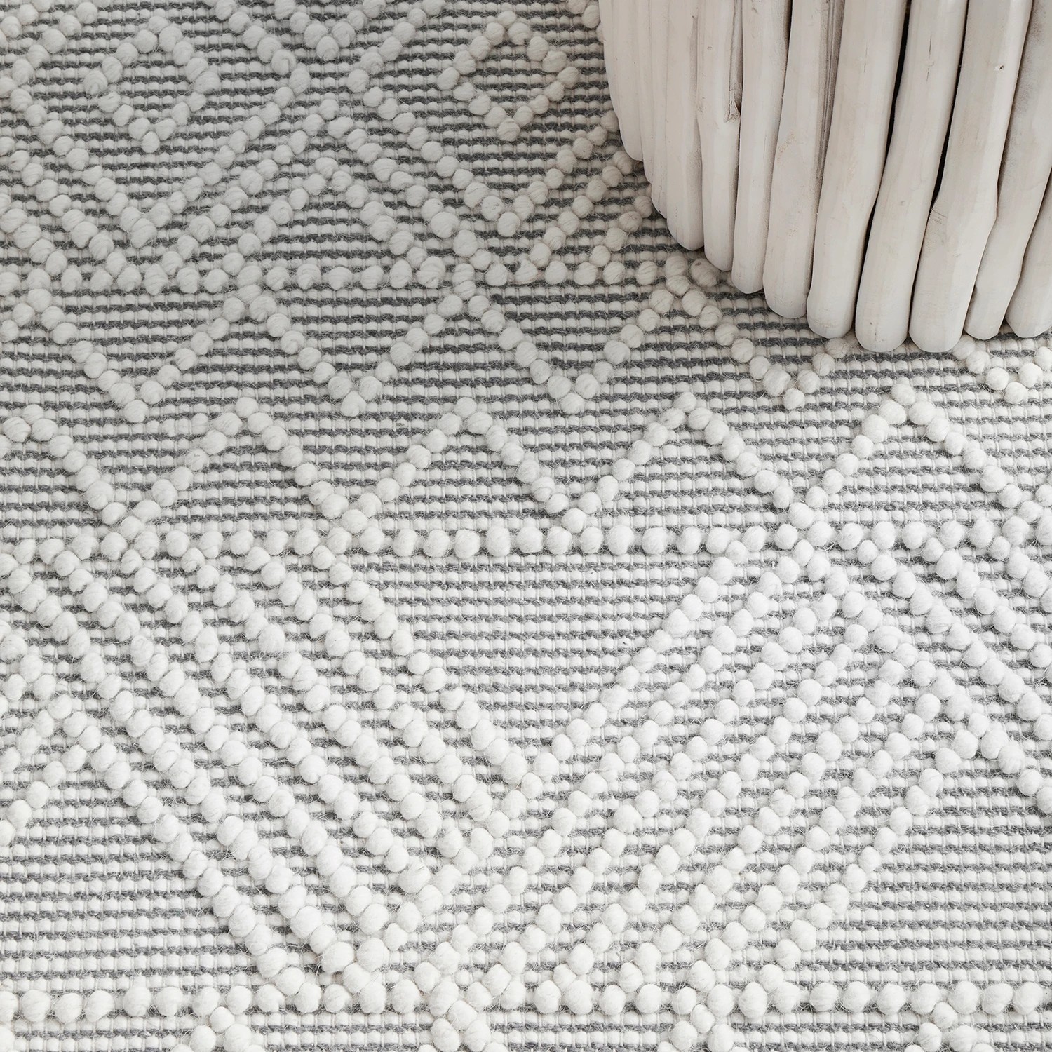 5 Common Ground Rugs Chateau 320x230cm - Extra Large Hand Loomed Floor Rug - Natural, 5 of 9