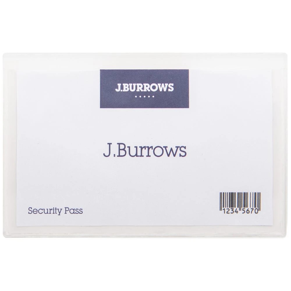 4 J.Burrows Self-adhesive Convention Badges 24 Pack, 4 of 4