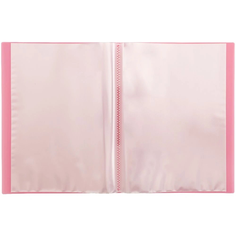 2 King Jim Fixed Display Book 20 Pockets Gloss Pink, 2 of 3