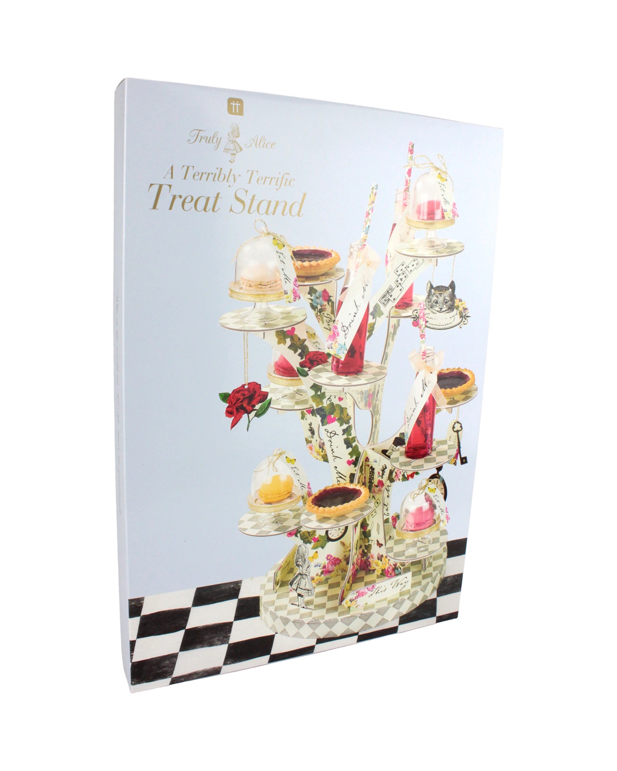 4 Talking Tables Talking Tables Alice In Wonderland Tree Shaped Treat Stand, 4 of 5