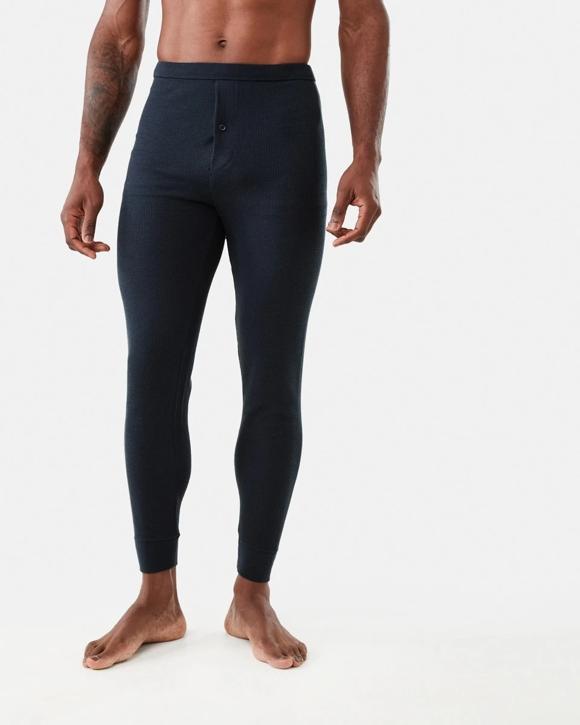 Long Mini Waffle Thermal Pants