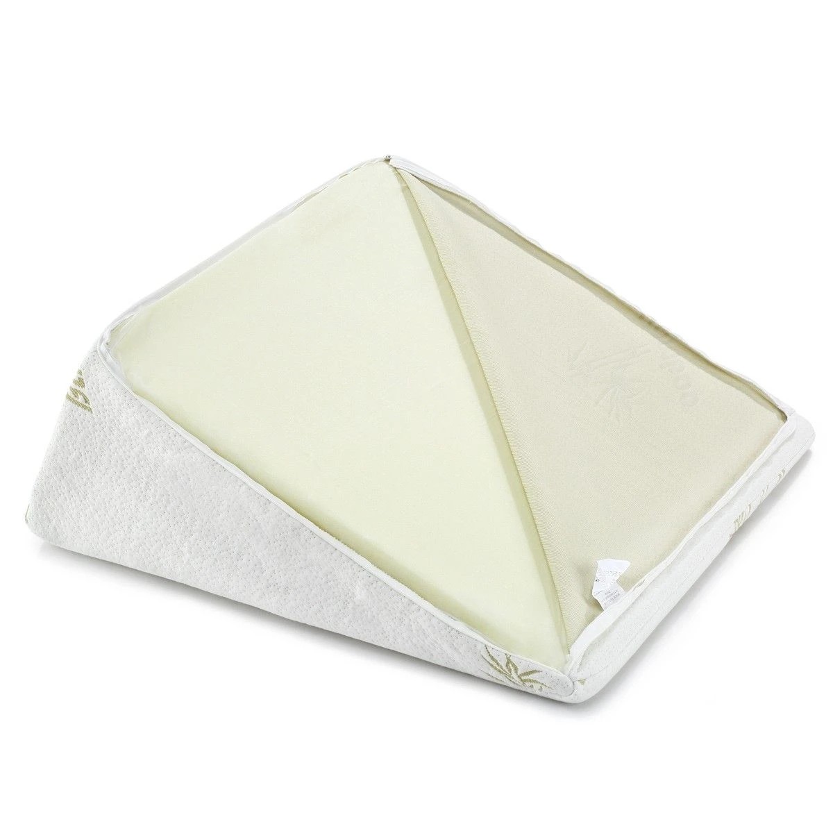 7 LUXDREAM Triangle Bed Wedge Pillow with Memory Foam Topper, 7 of 7