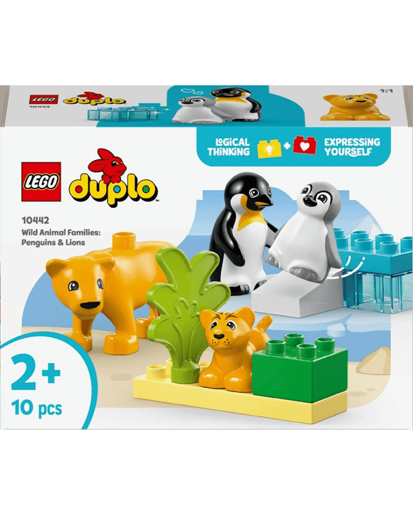 LEGO DUPLO Wild Animal Families: Penguins & Lions 10442