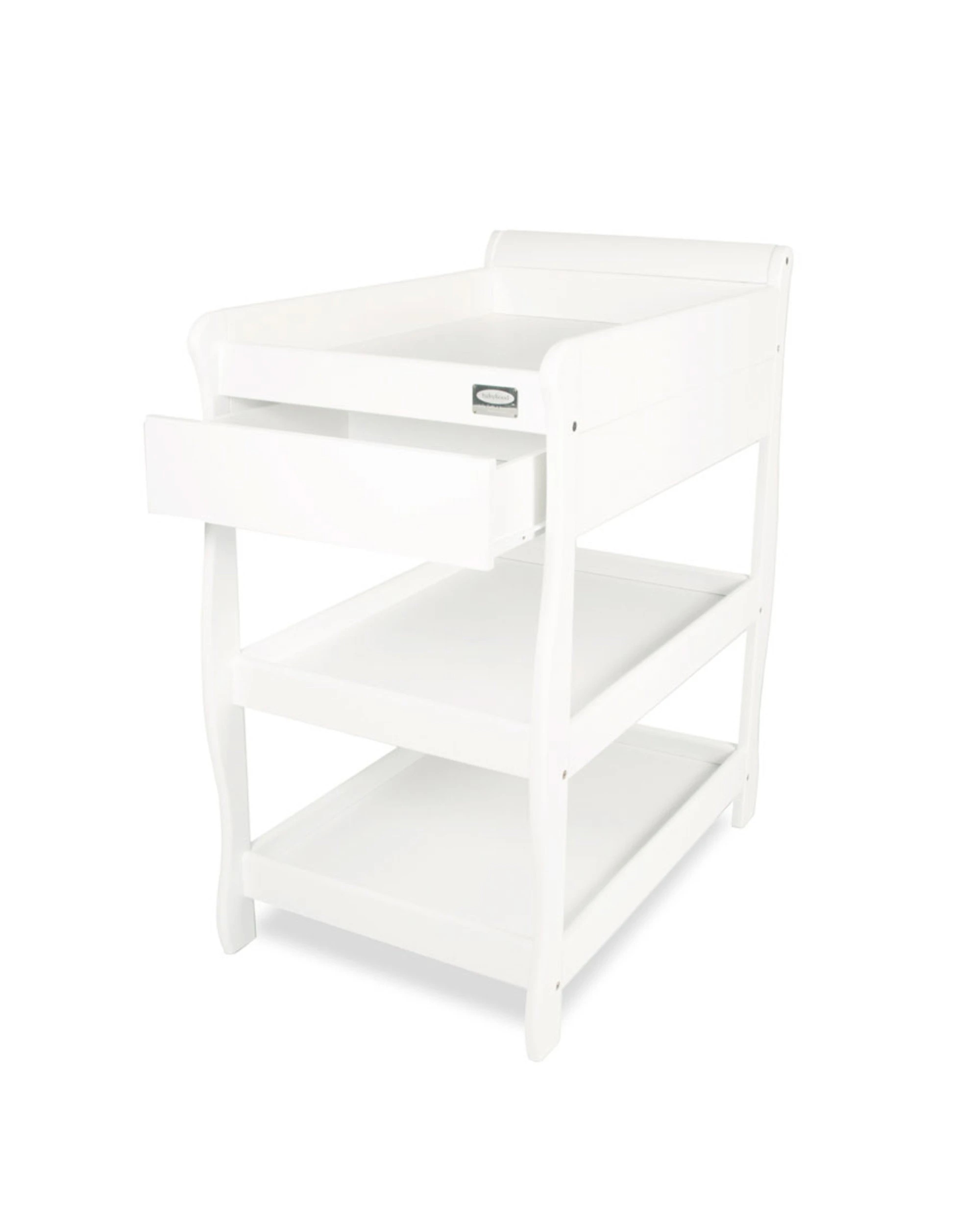 4 Babyhood Sleigh Change Table With Drawer - Outlet Collection - White, 4 of 5