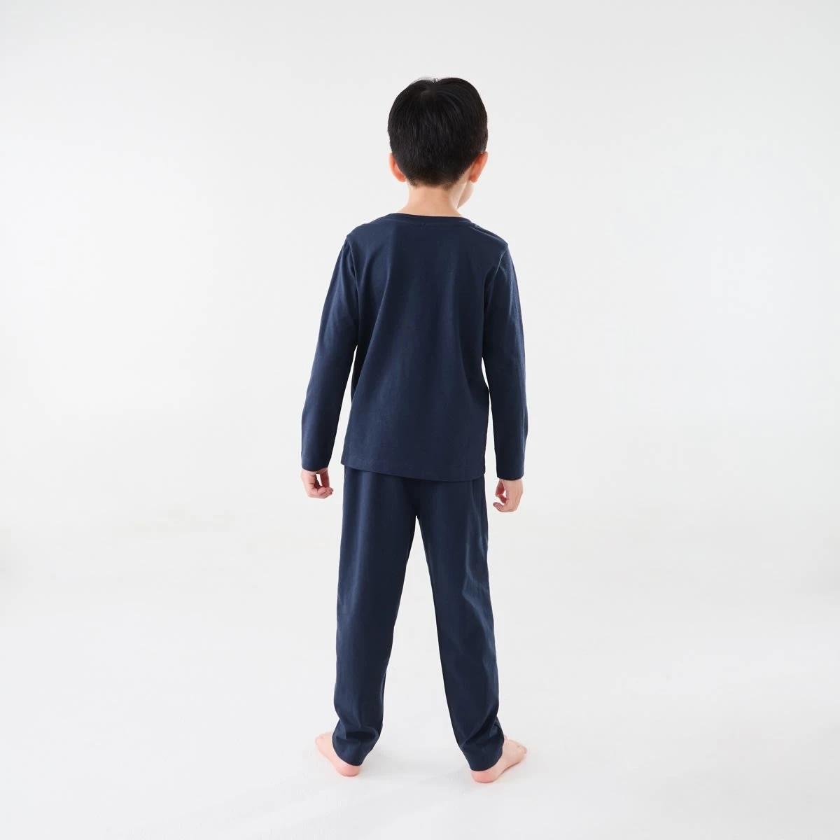 2 Knit Pyjama Set Nvy Digger, 2 of 9